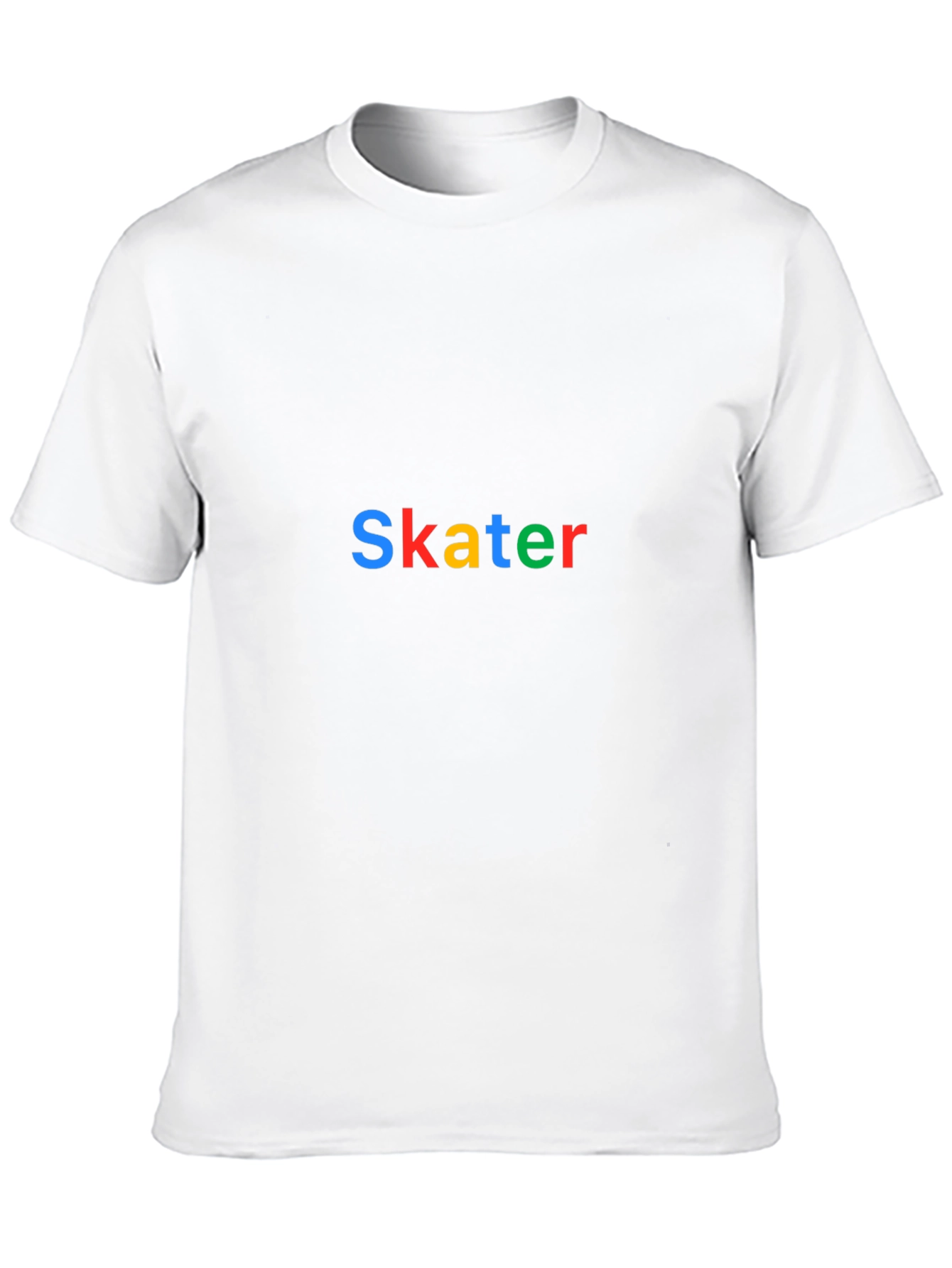 Skater Graphic Tee - Black Cotton Casual Shirt