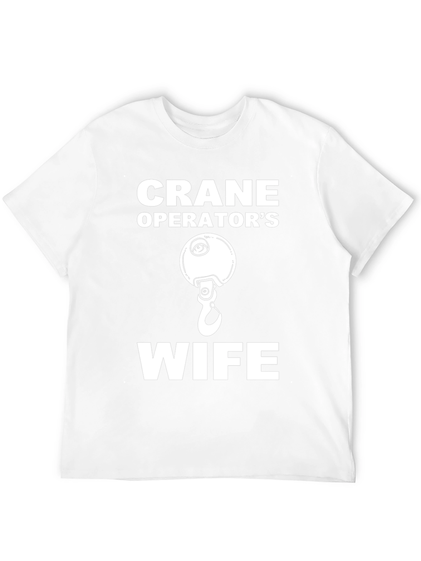 Crane Operators Wife Graphic Tee - Black