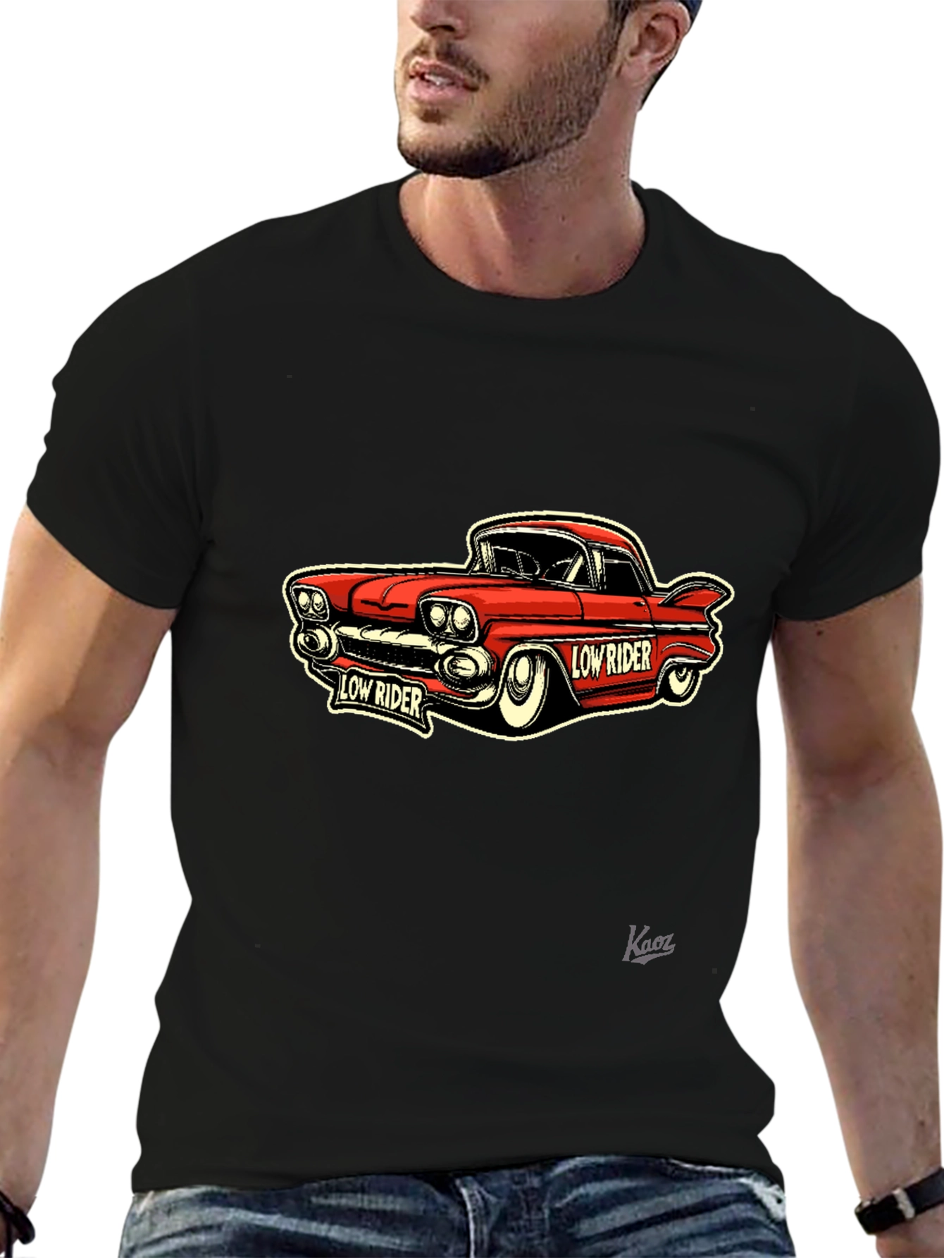 Low Rider Car Graphic Tee - Classic Style