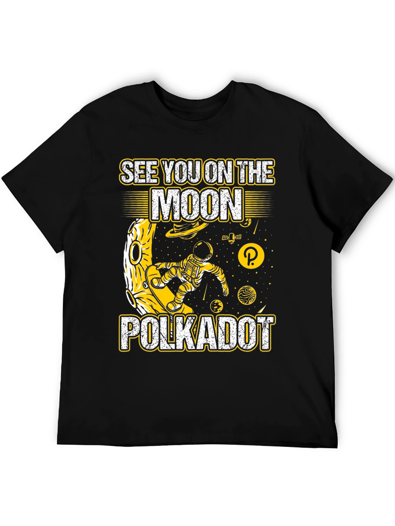 Polkadot Moon T-Shirt - Crypto Astronaut Tee
