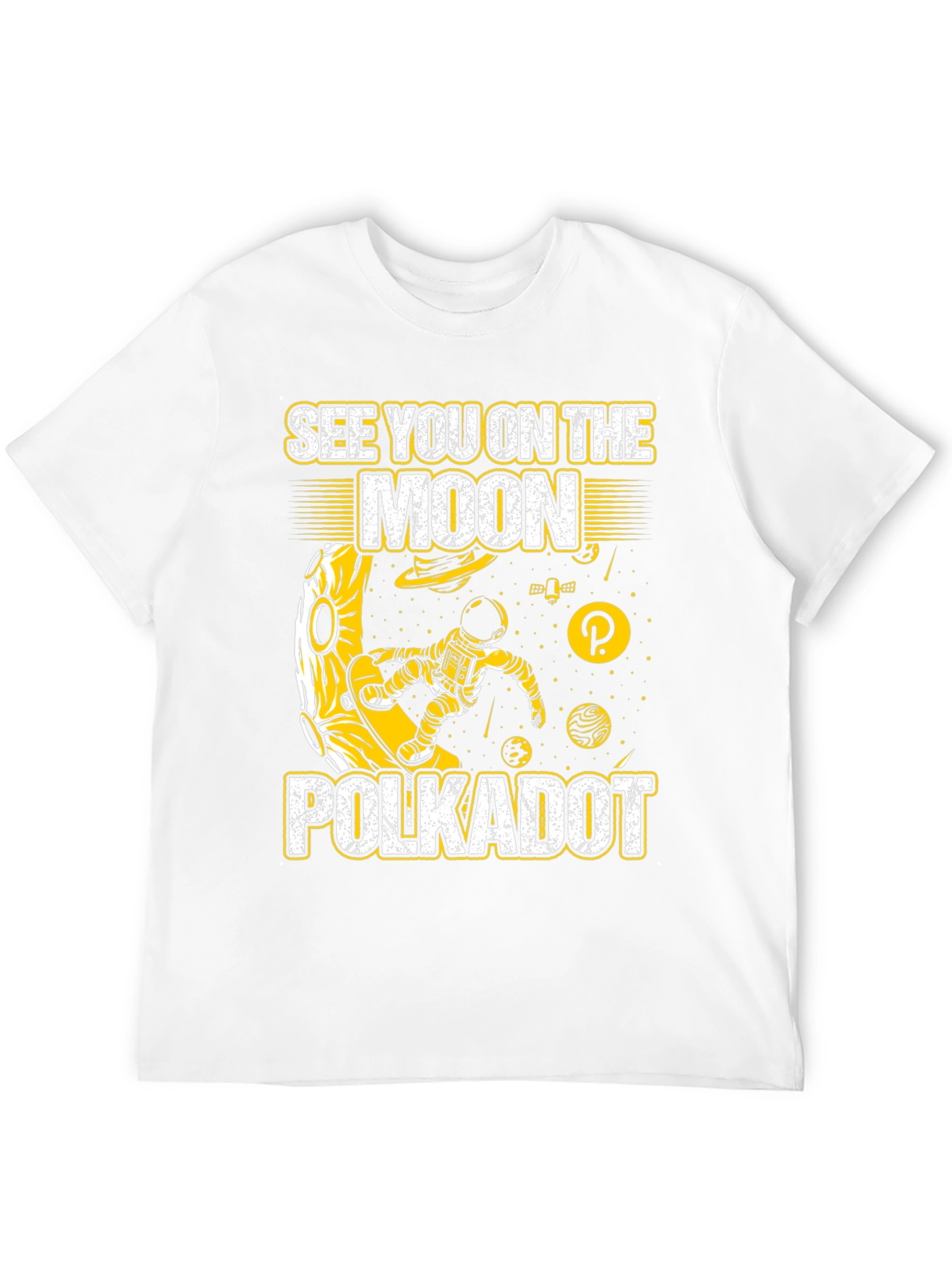Polkadot Moon T-Shirt - Crypto Astronaut Tee