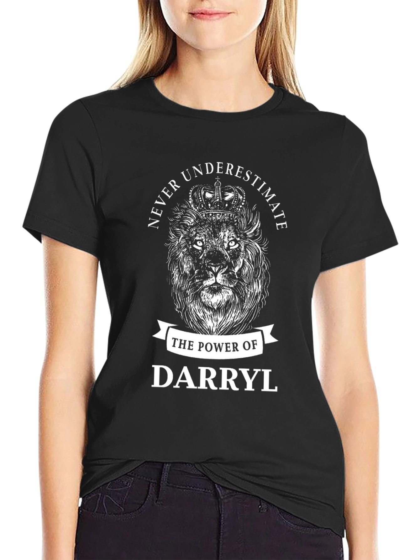 Never Underestimate Darryl Lion T-Shirt
