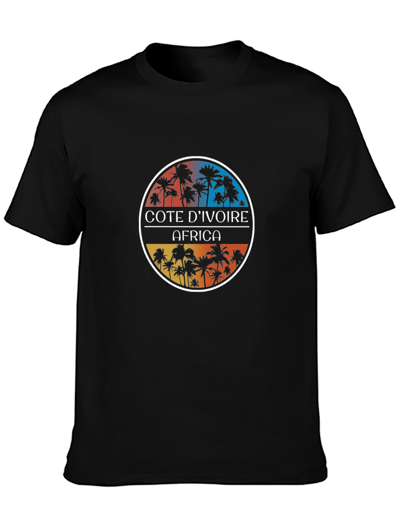 Cote DIvoire Africa Palm Tree T-Shirt