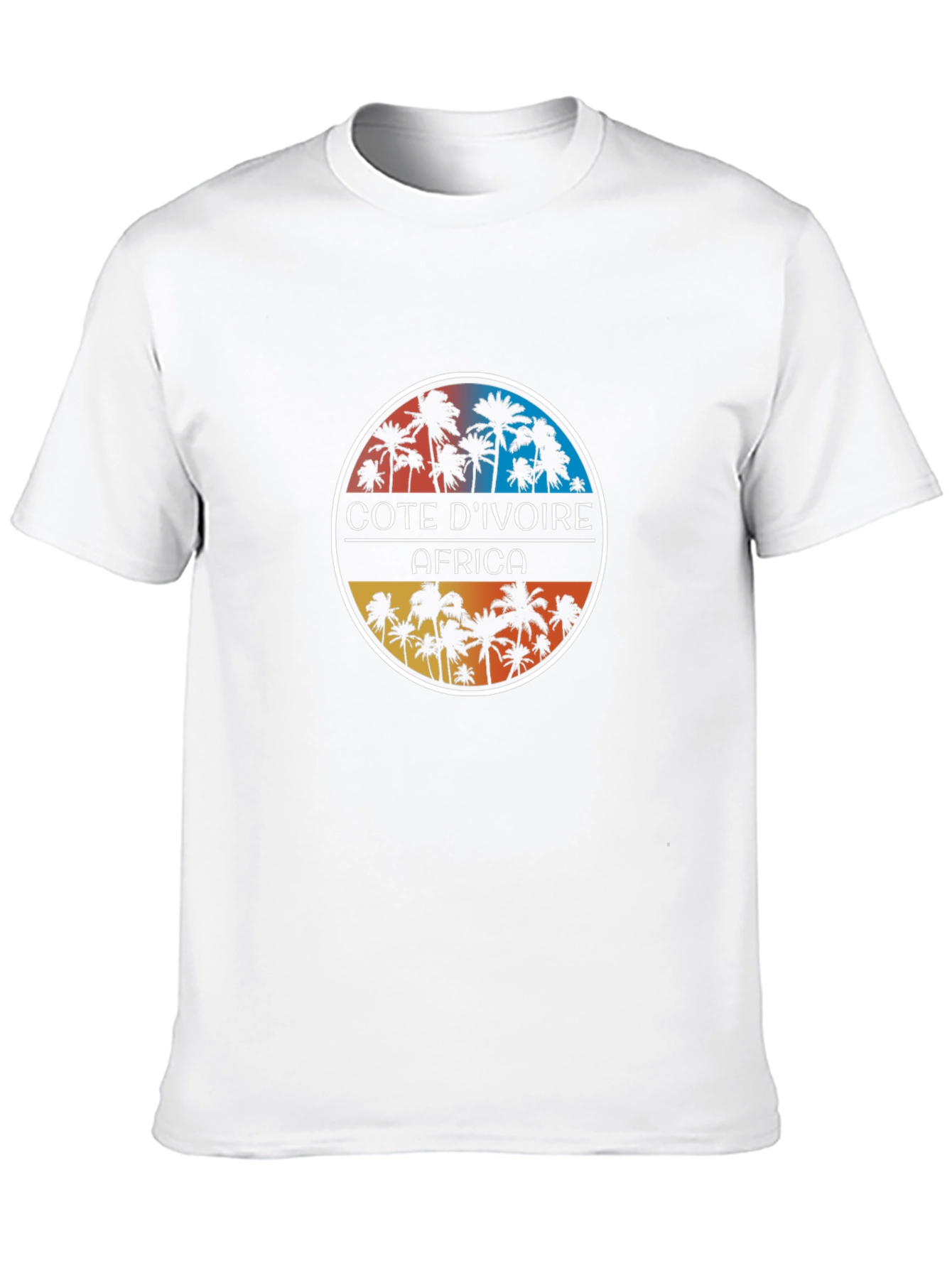 Cote DIvoire Africa Palm Tree T-Shirt
