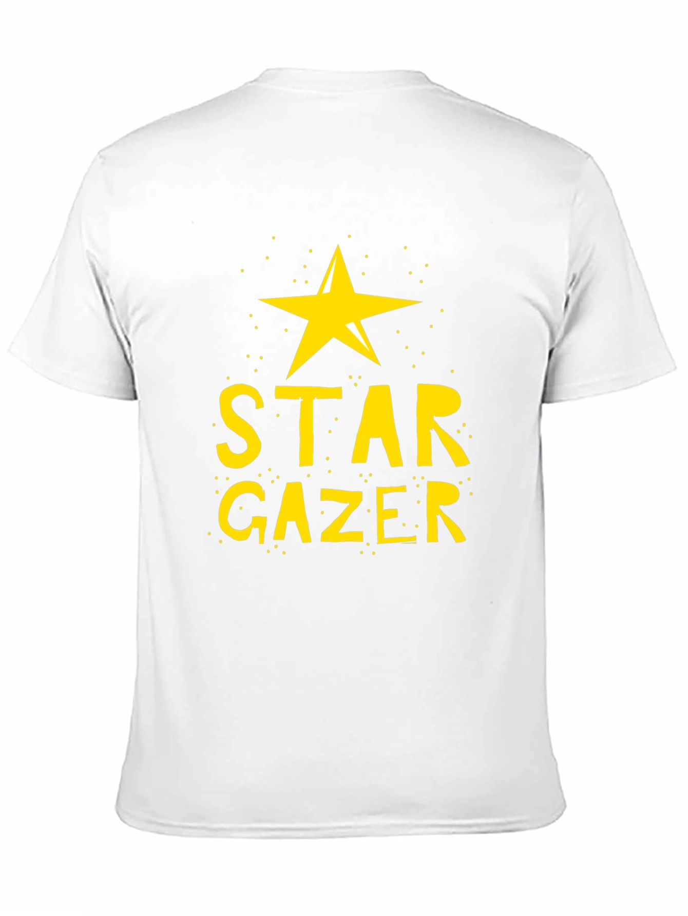 Star Gazer Black T-Shirt | Celestial Design