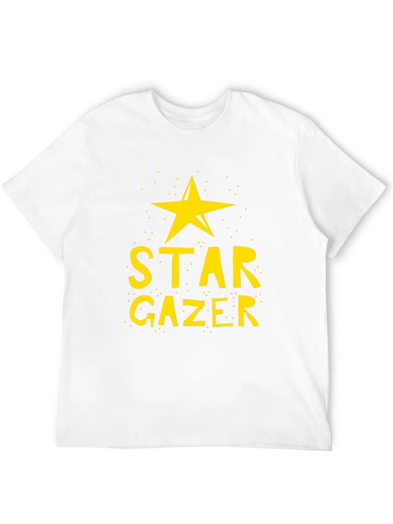 Star Gazer Black T-Shirt | Celestial Design