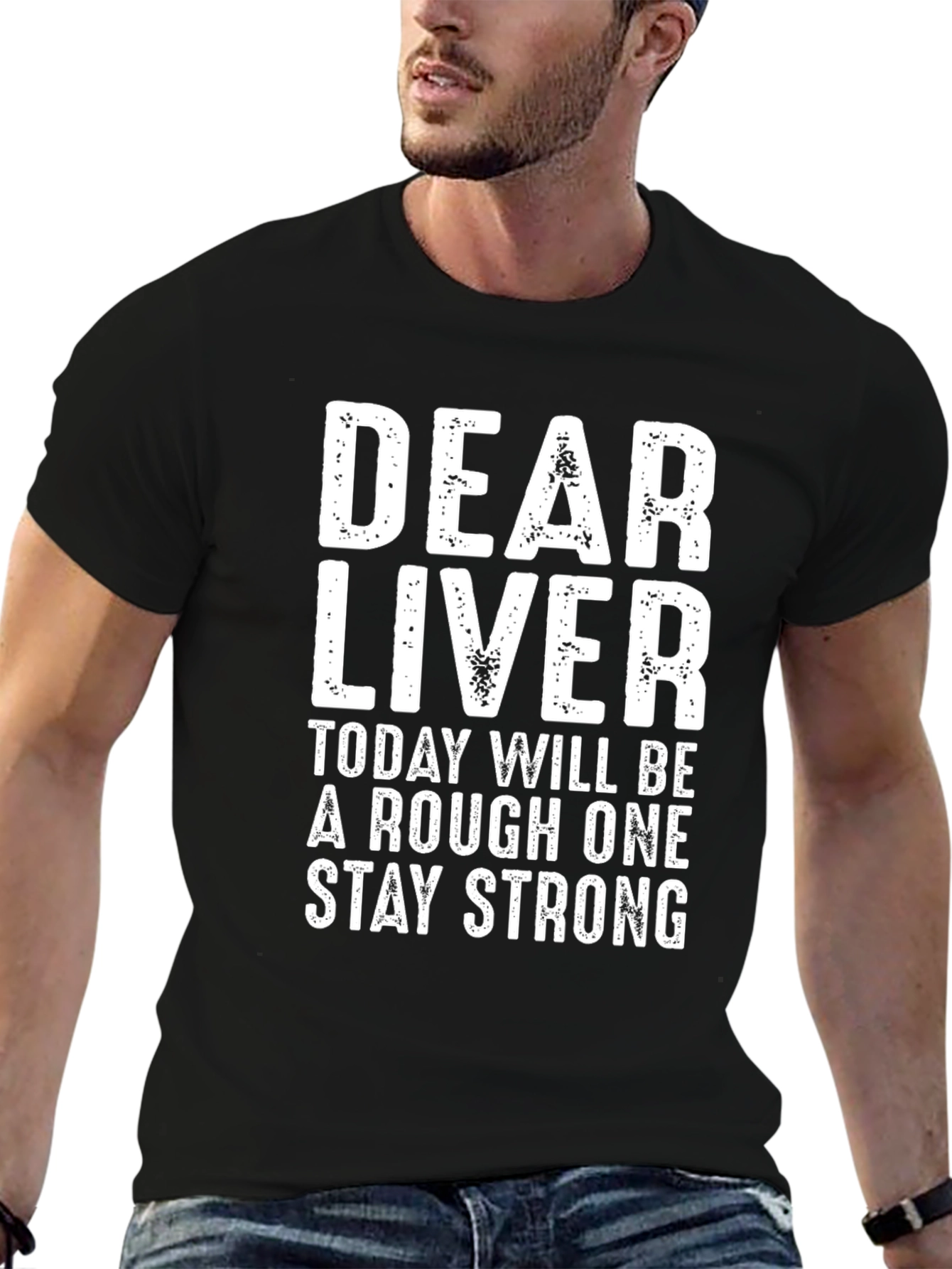 Dear Liver Funny Graphic T-Shirt