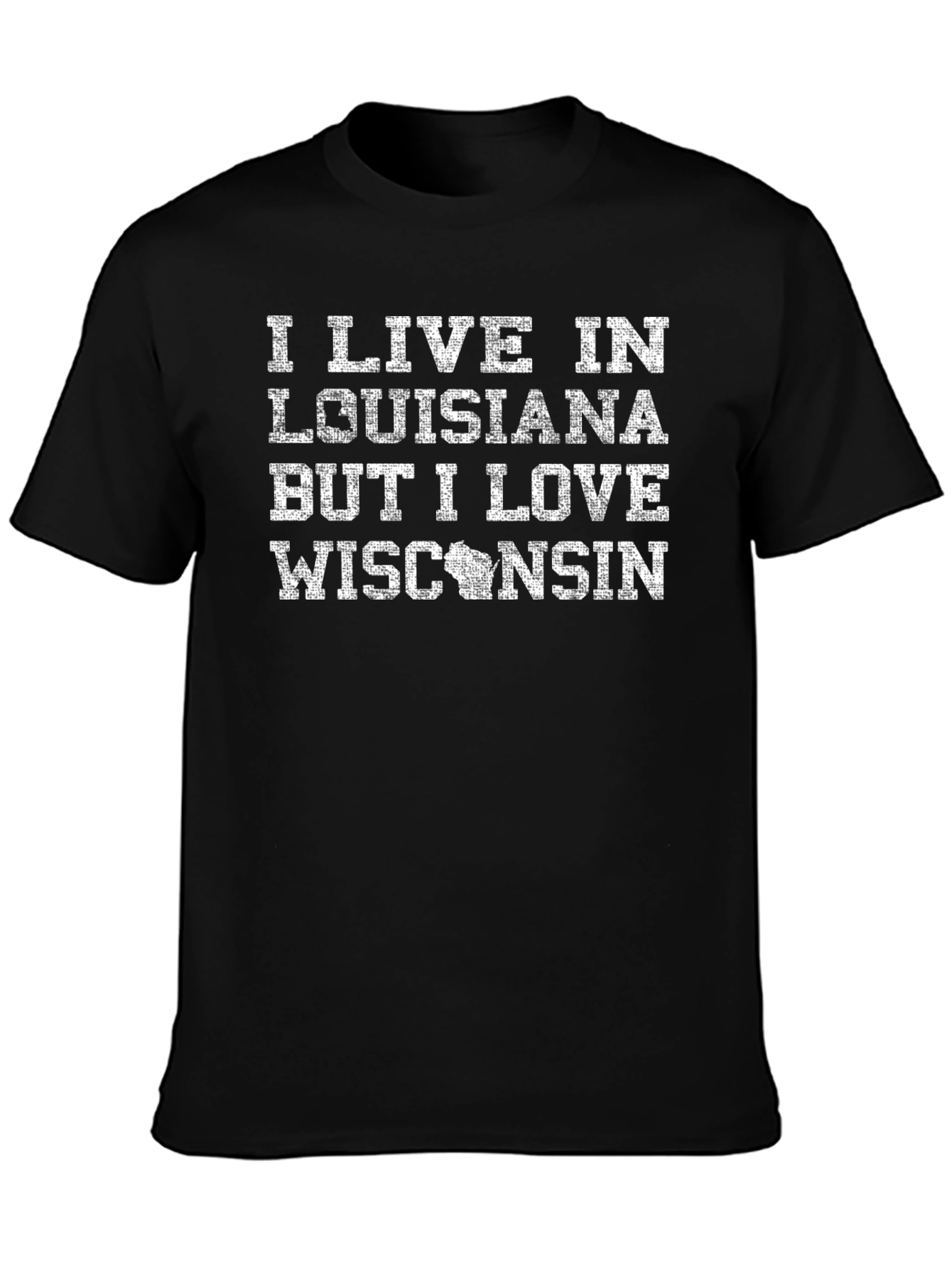Louisiana Wisconsin State Pride T-Shirt