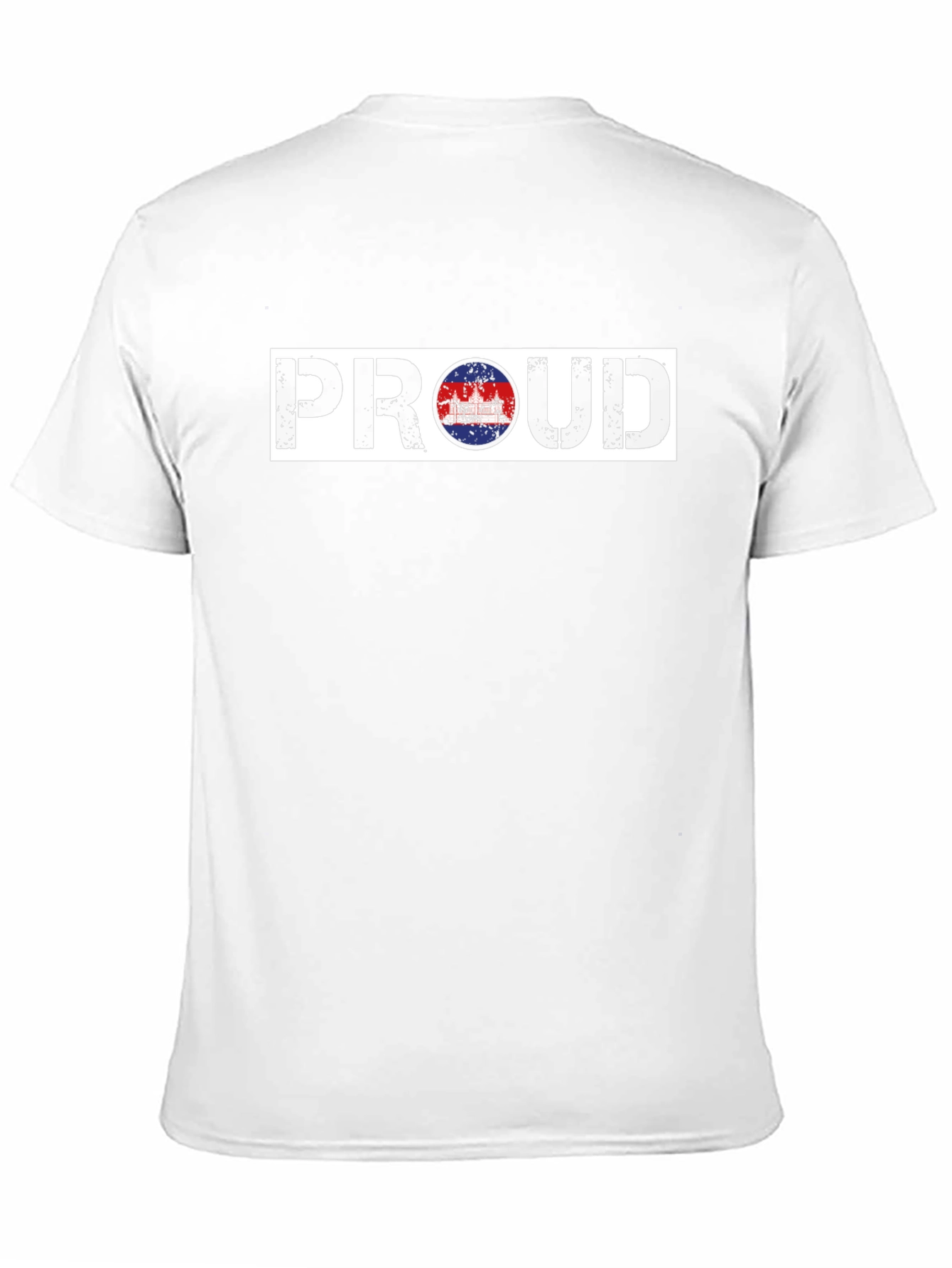 Proud Country Flag Graphic Tee - Black