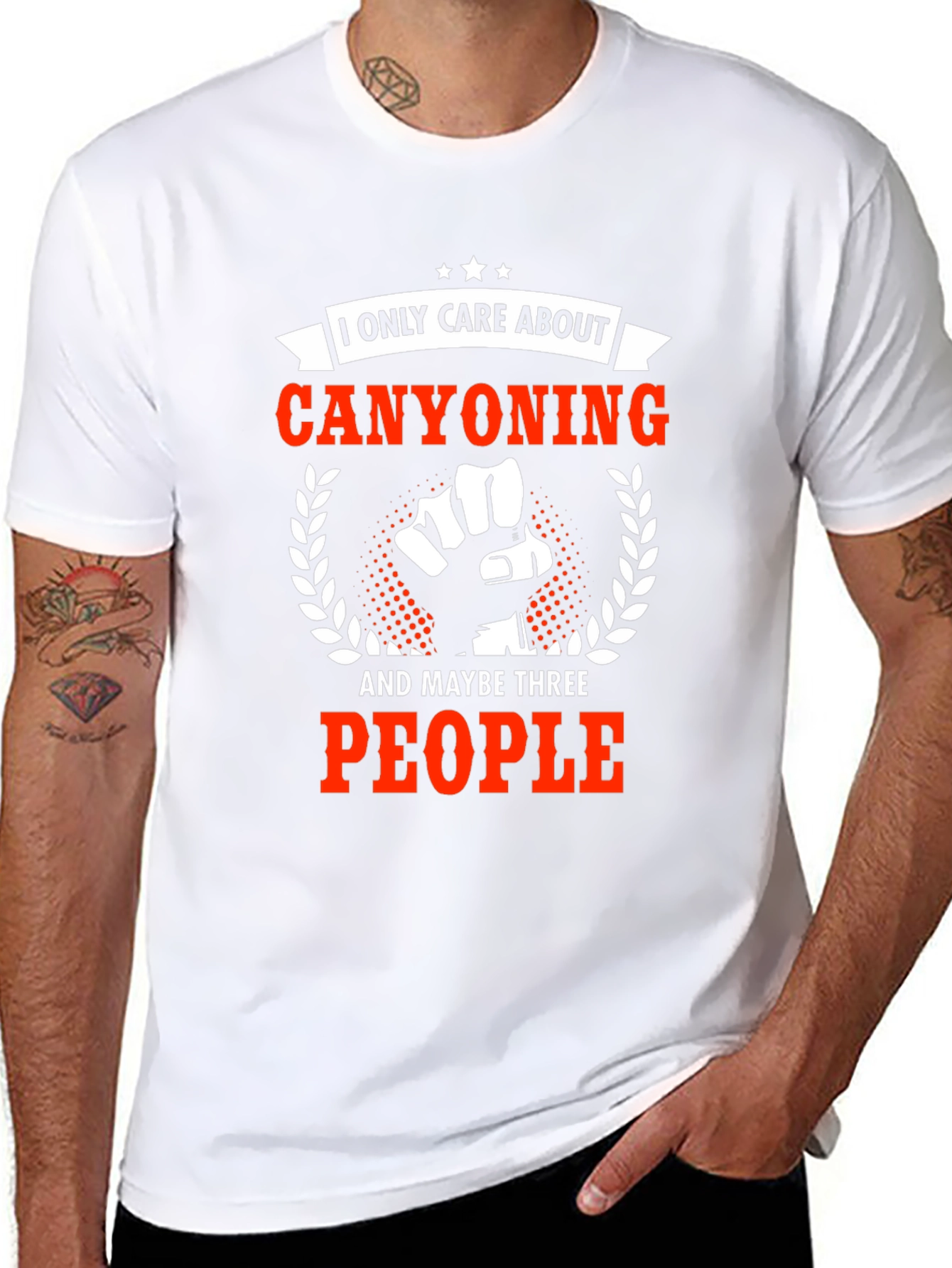 Canyoning Graphic T-Shirt: Only Care About Canyoning