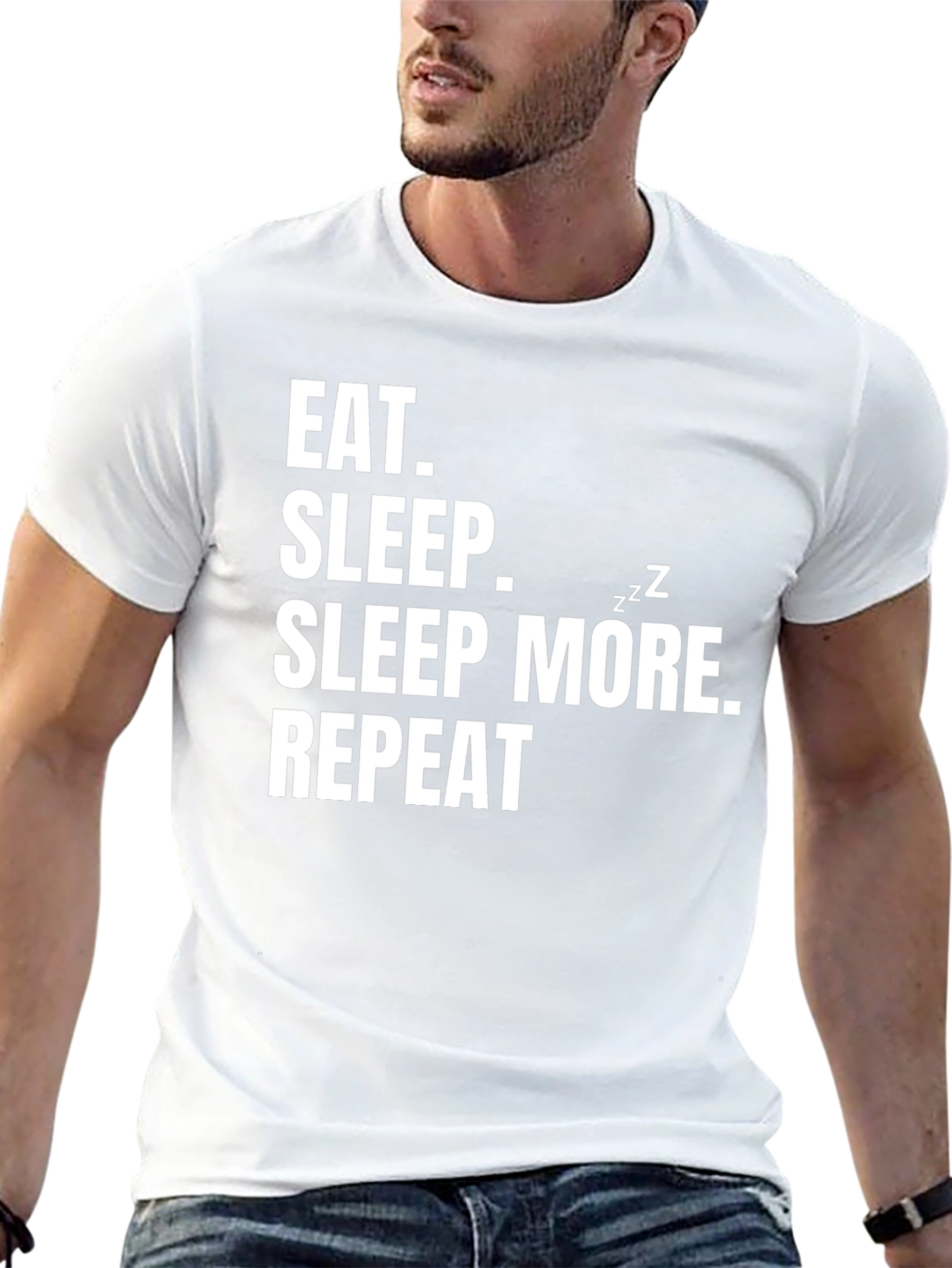 Eat Sleep Repeat Graphic Tee