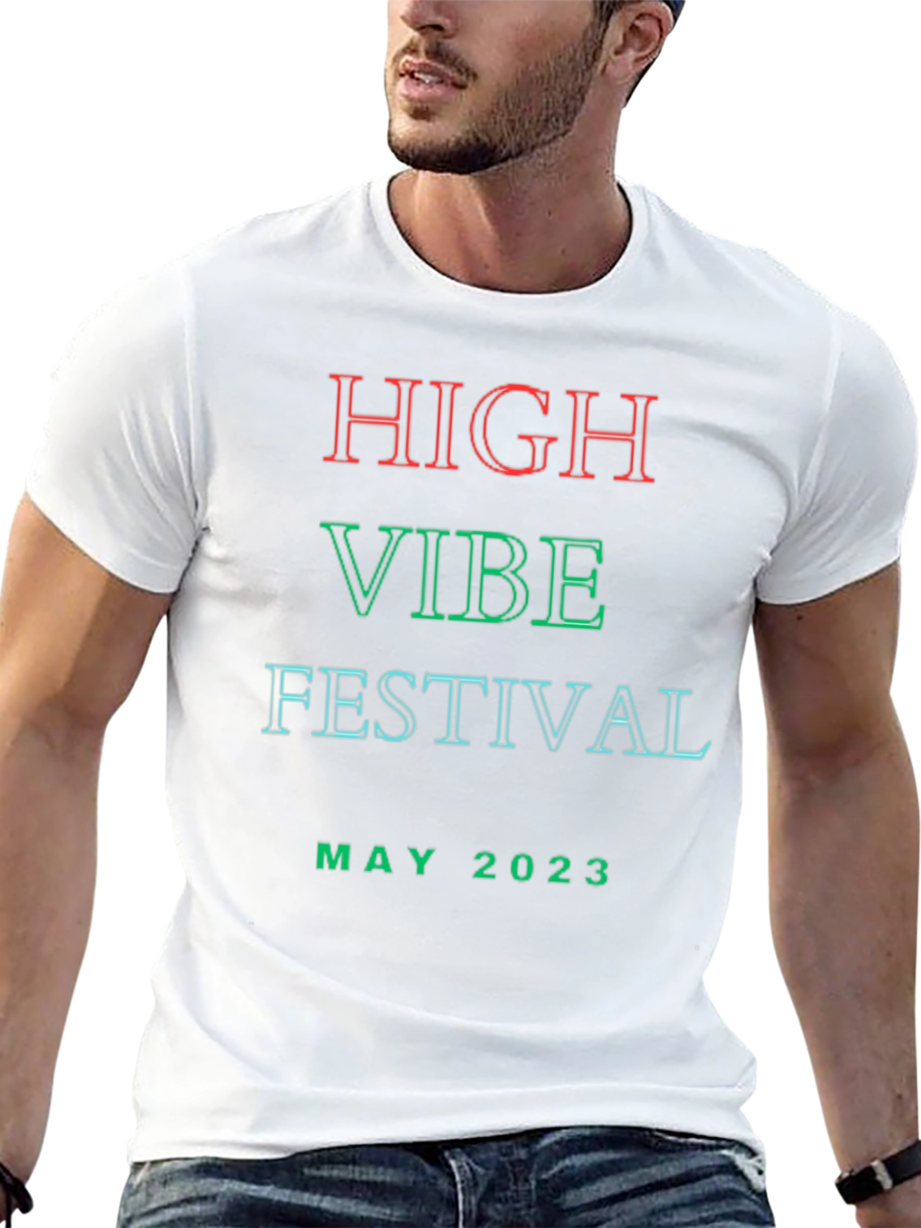 High Vibe Festival May 2023 Black T-Shirt