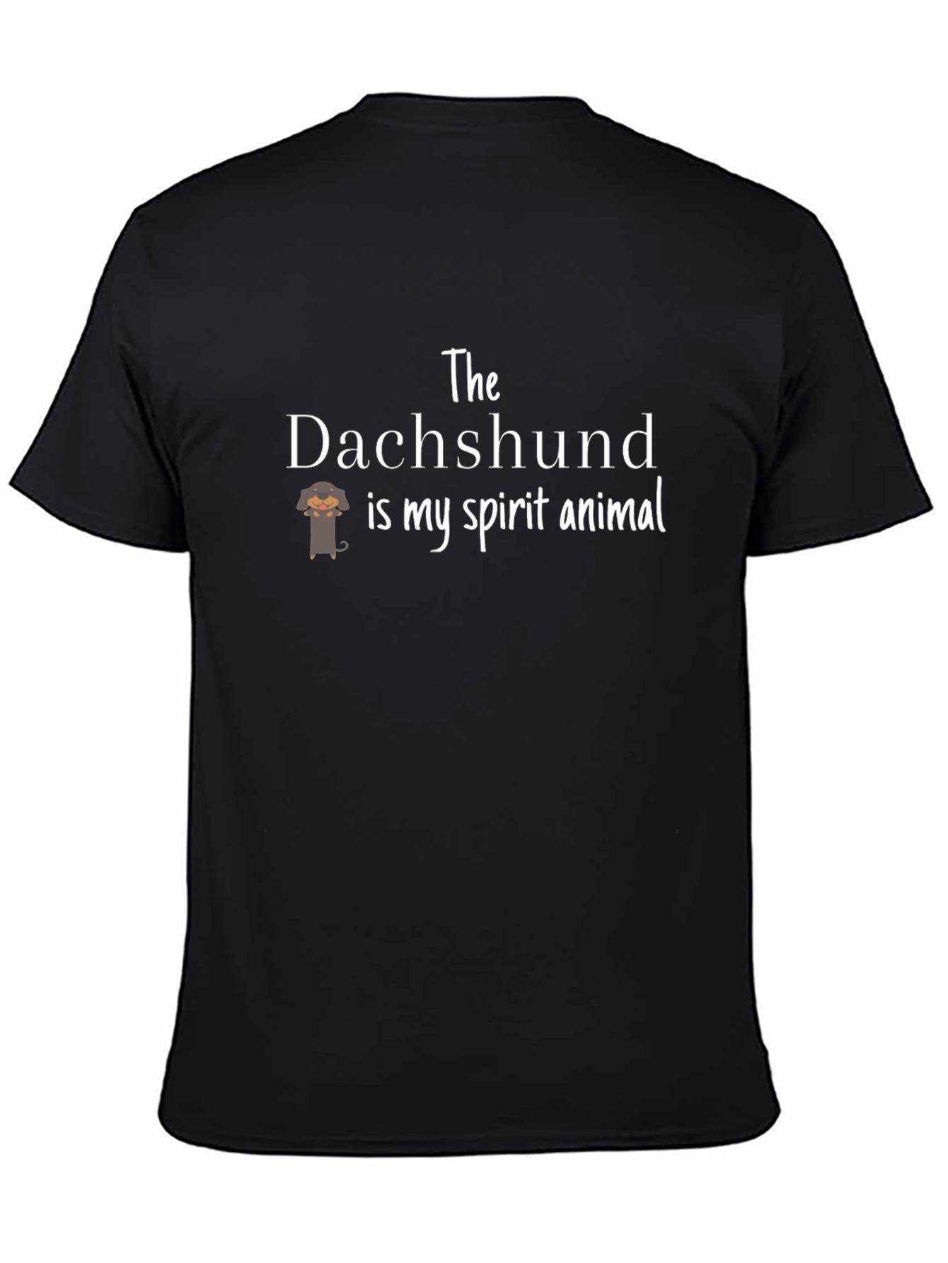 Dachshund Spirit Animal T-Shirt - Black