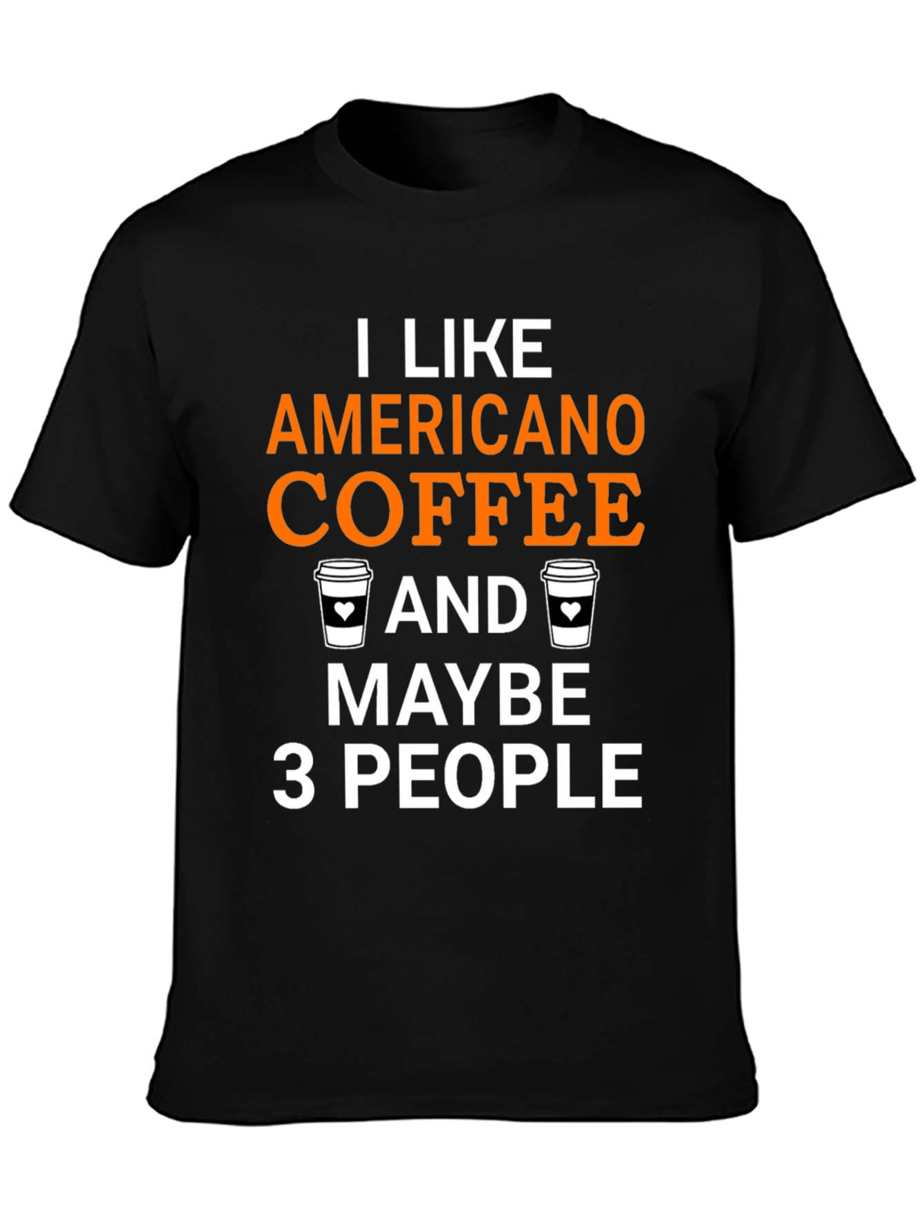 Americano Coffee Lover T-Shirt - Funny Graphic Tee
