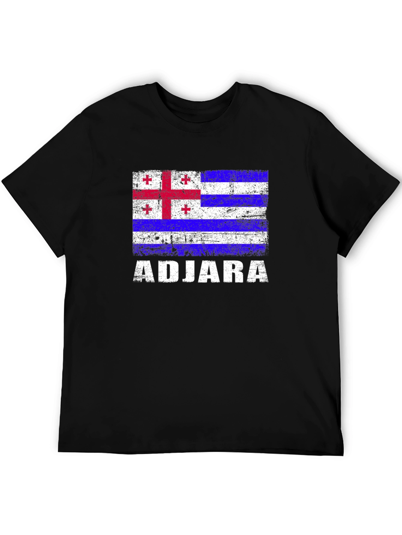 Adjara Flag T-Shirt - Black Cotton Tee