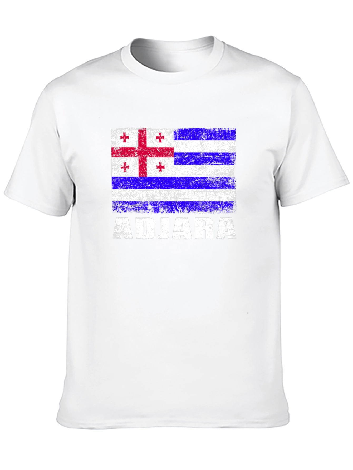 Adjara Flag T-Shirt - Black Cotton Tee