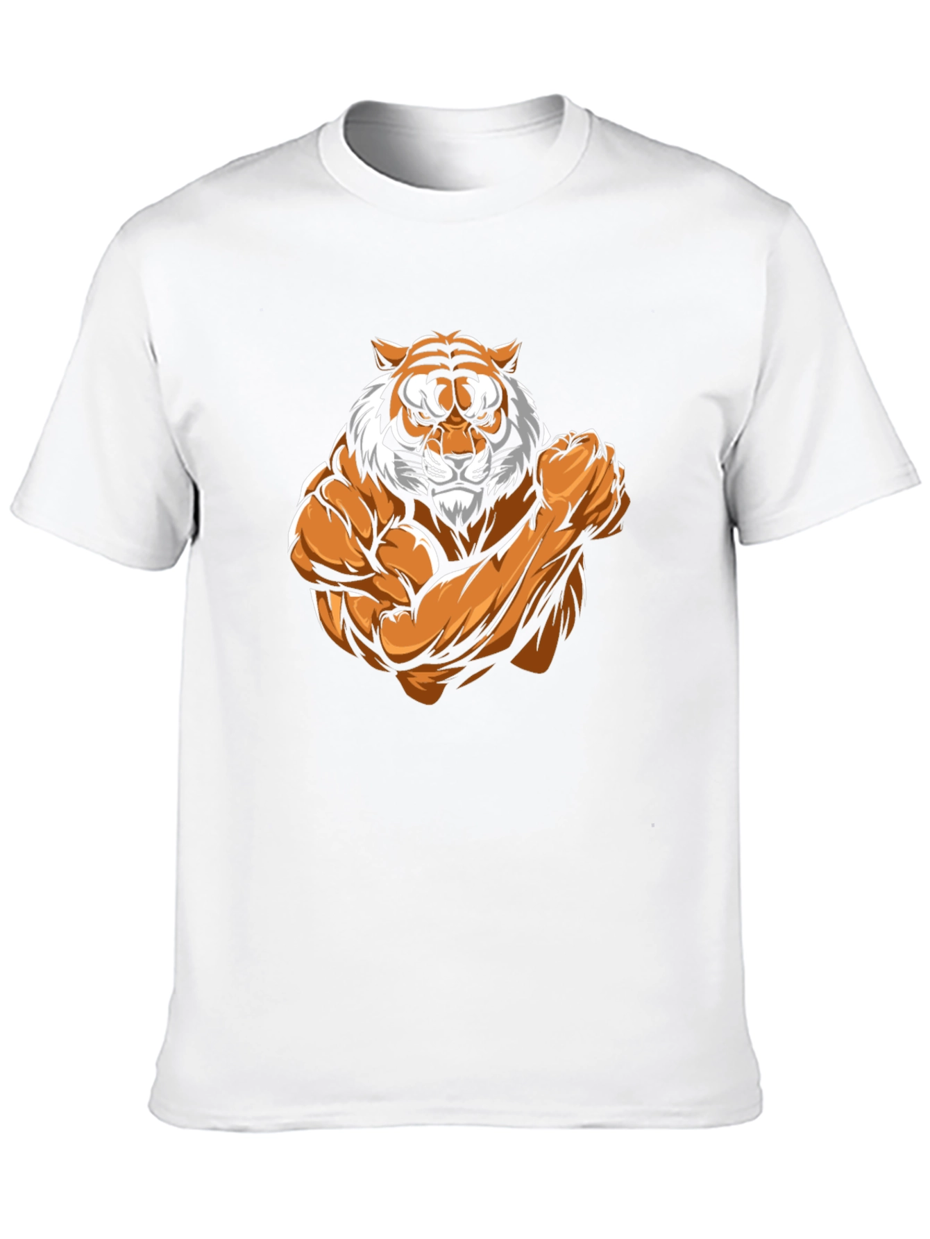 Black Tiger Muscle Graphic Tee