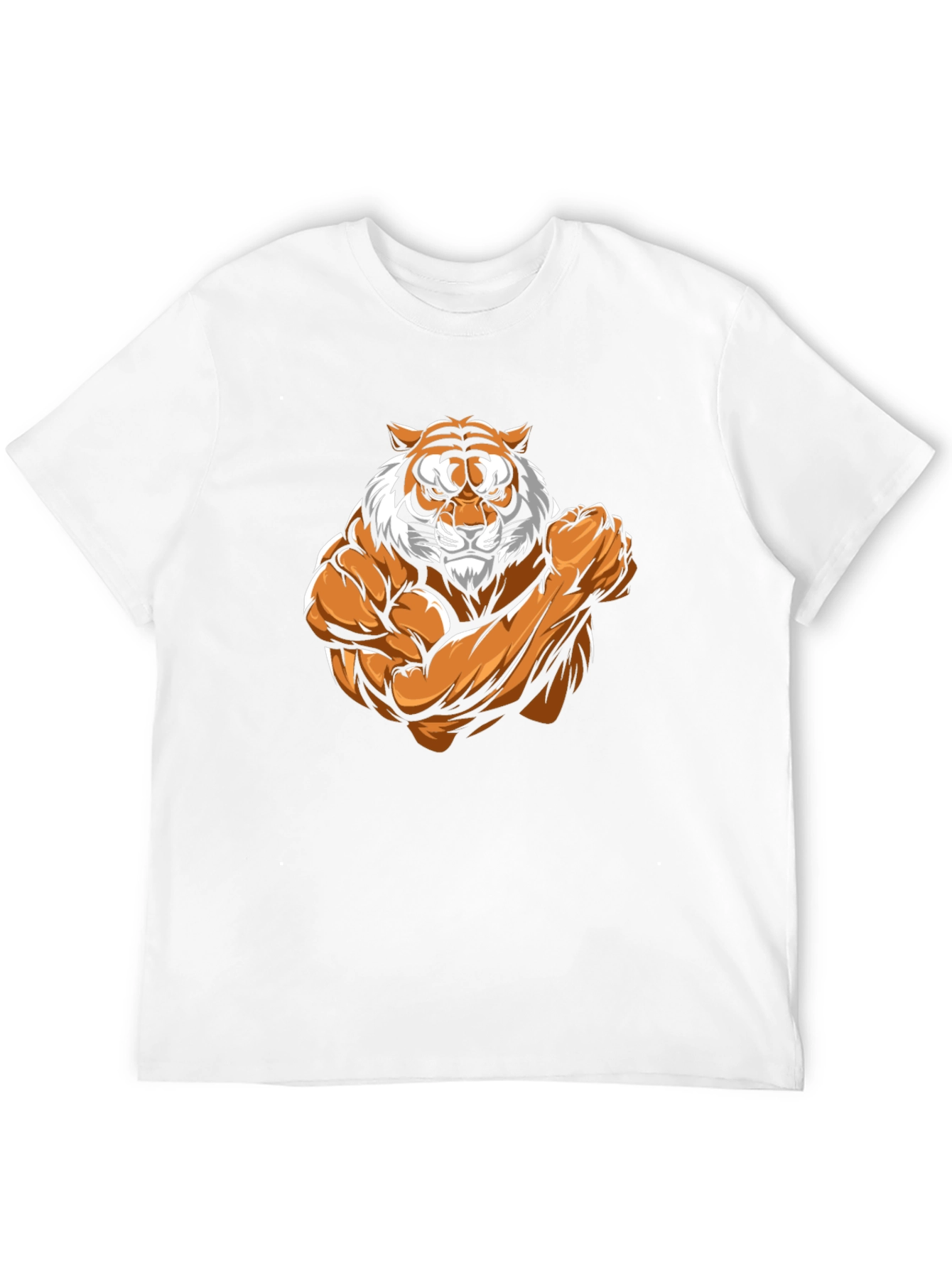 Black Tiger Muscle Graphic Tee