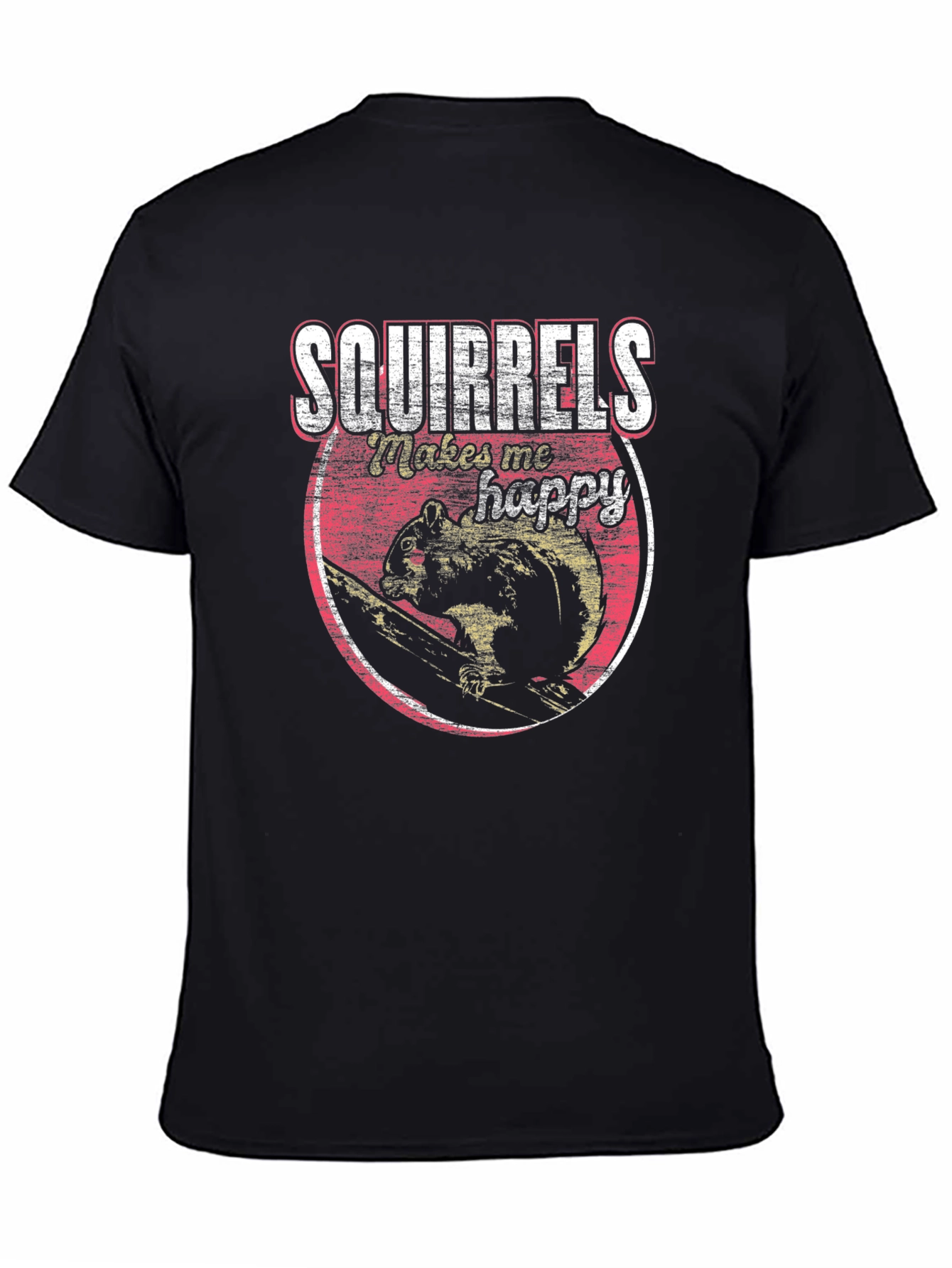 Squirrels Make Me Happy Graphic Tee