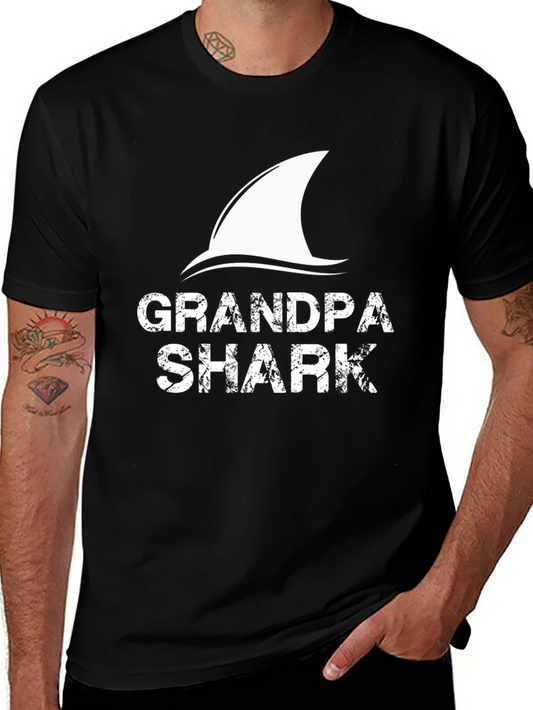 Grandpa Shark Tee - Funny Family Matching Shirt