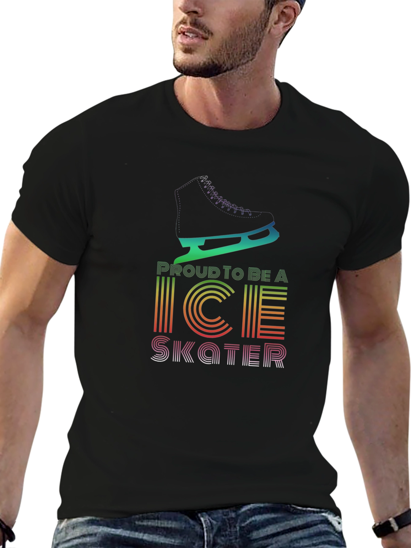 Proud Ice Skater Graphic Tee