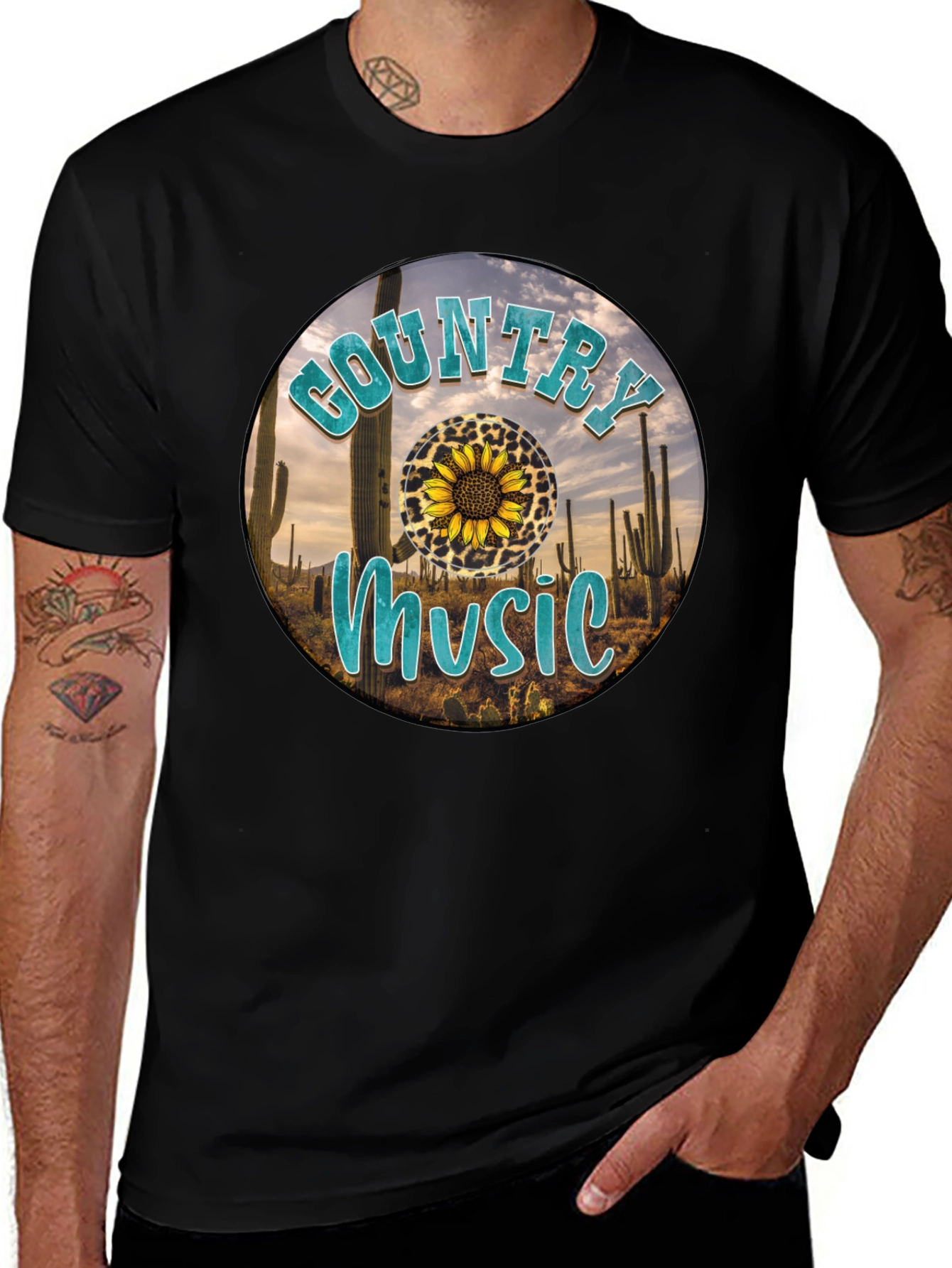Country Music Graphic Tee - Desert Vibes