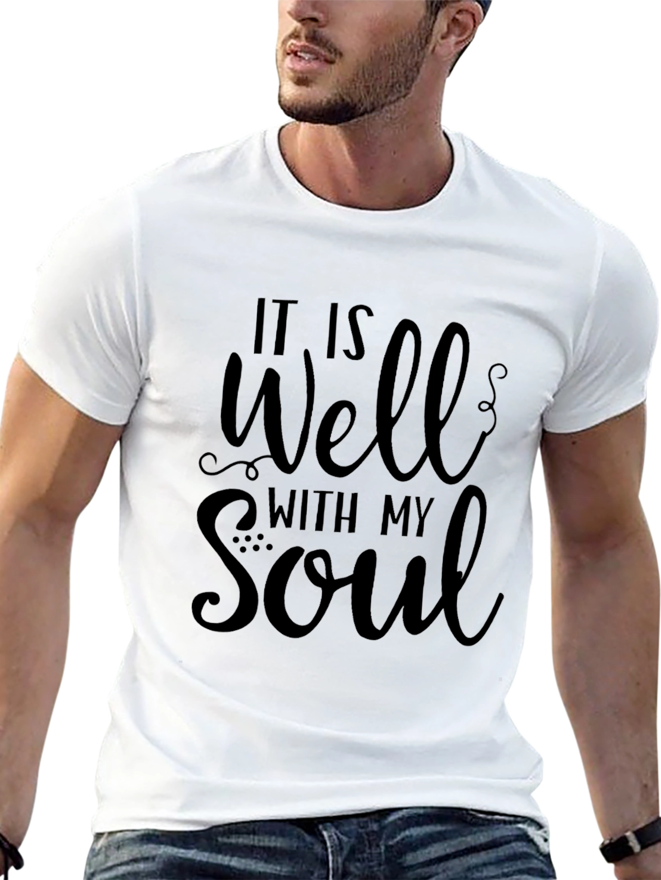 Well With My Soul Black Graphic Tee