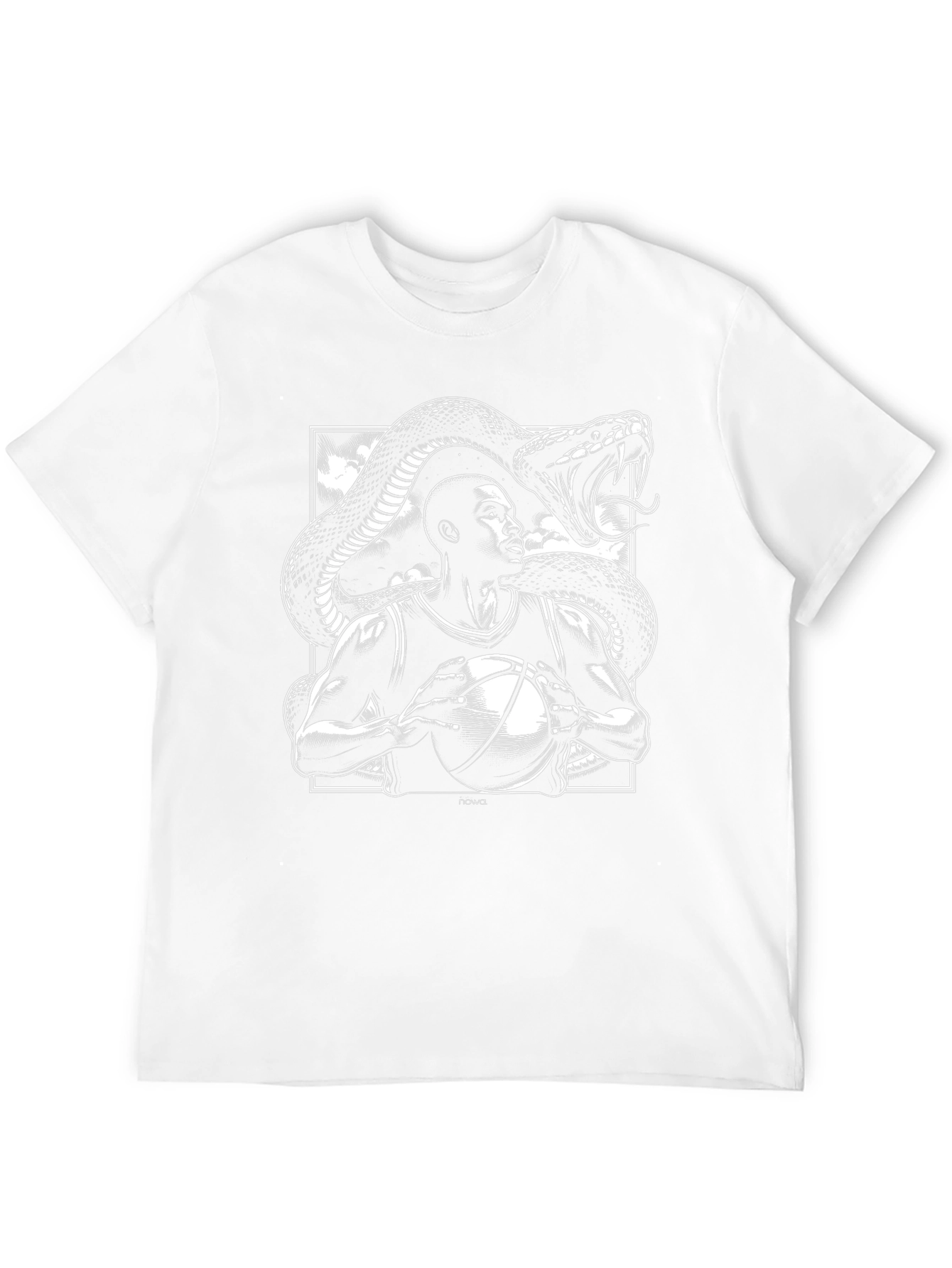 Basketball Player and Snake Graphic Tee