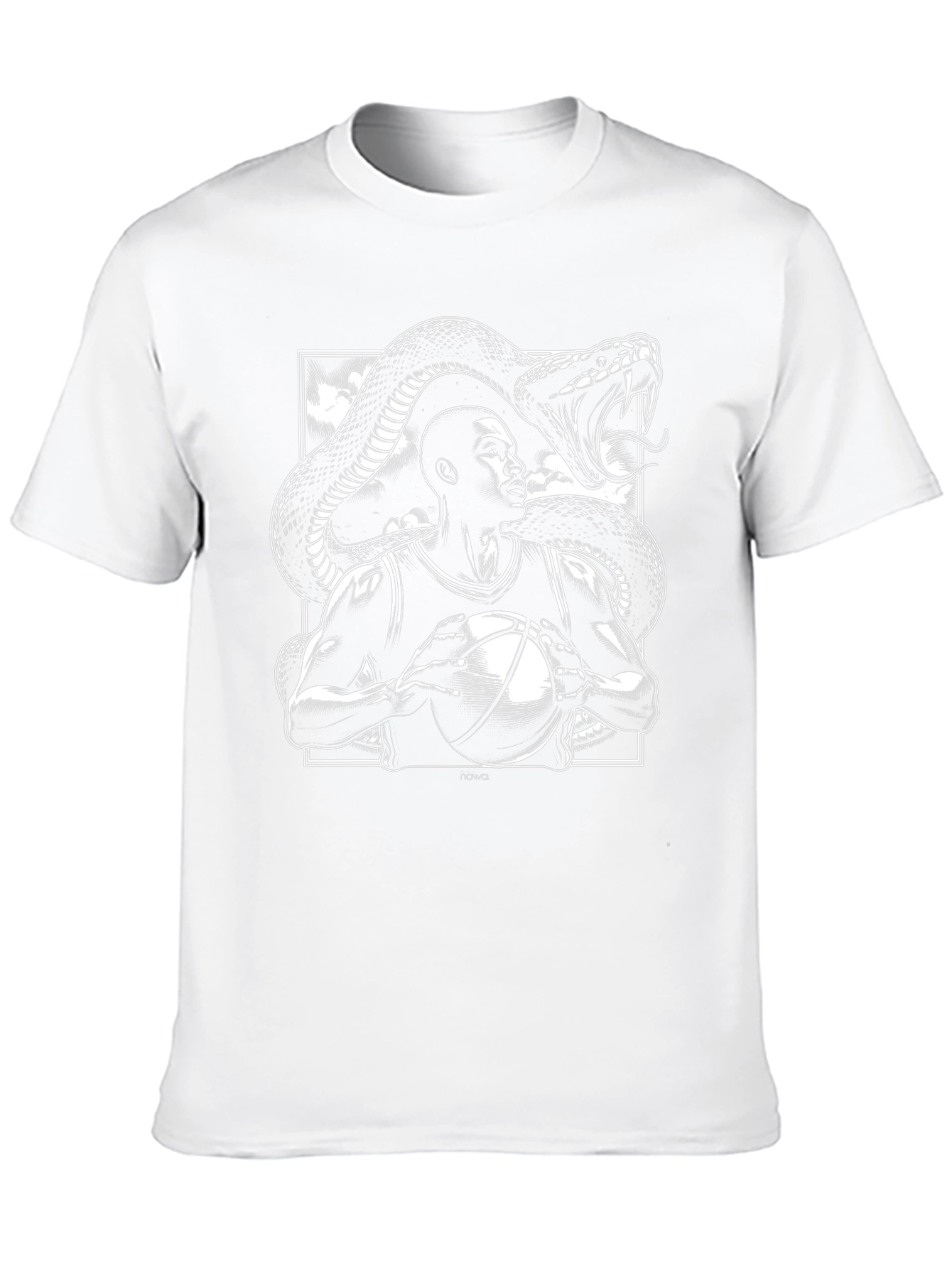 Basketball Player and Snake Graphic Tee