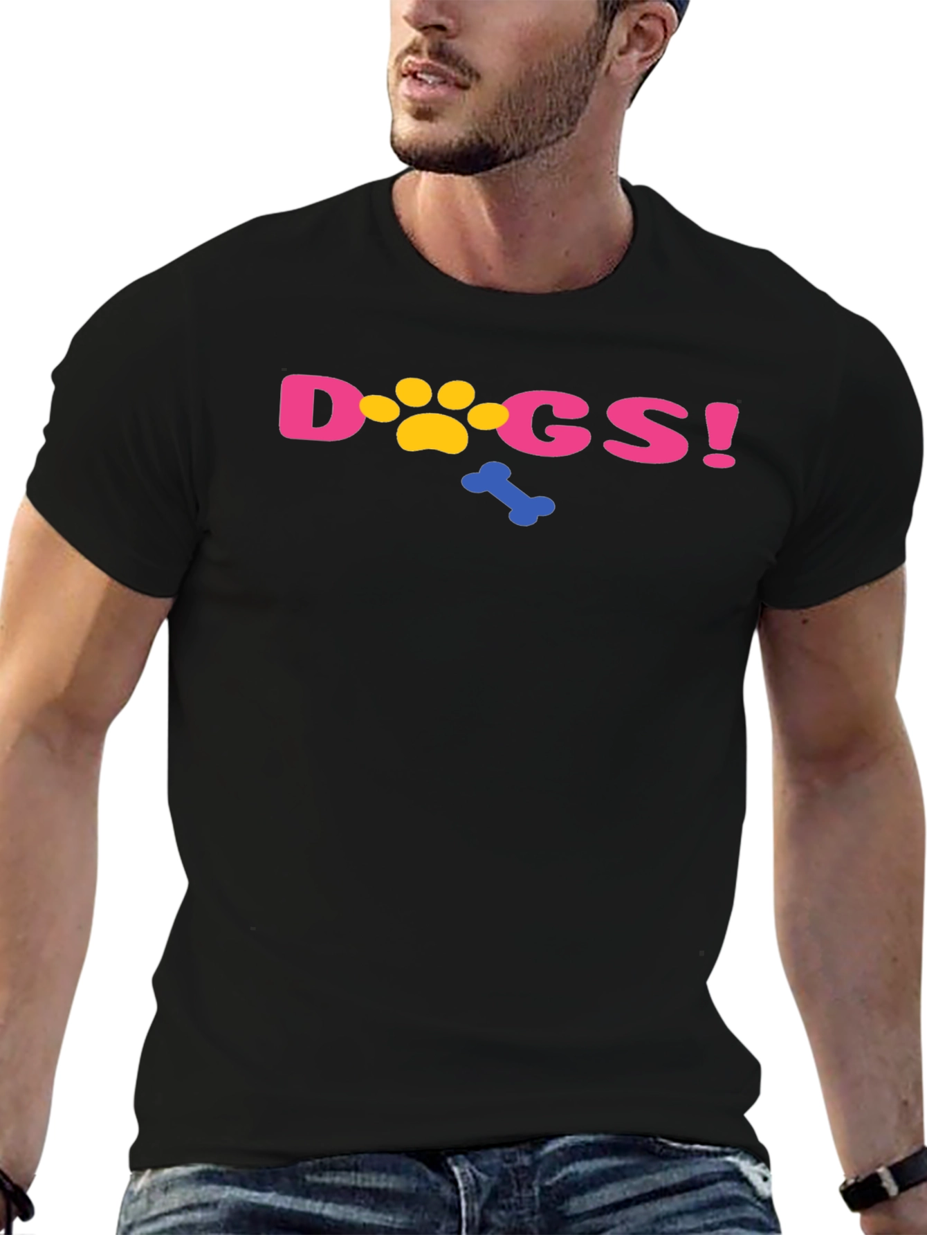 Dogs! Graphic Print Tee