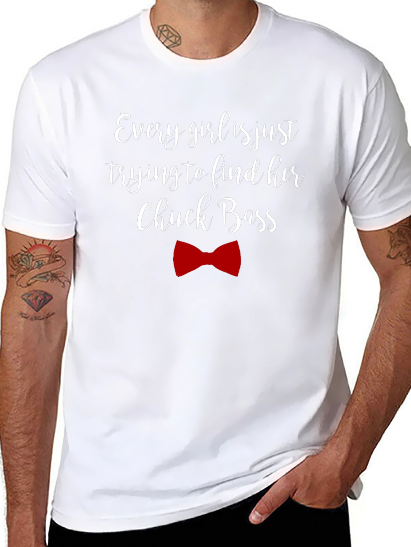 Chuck Bass T-Shirt - Novelty Fan Tee