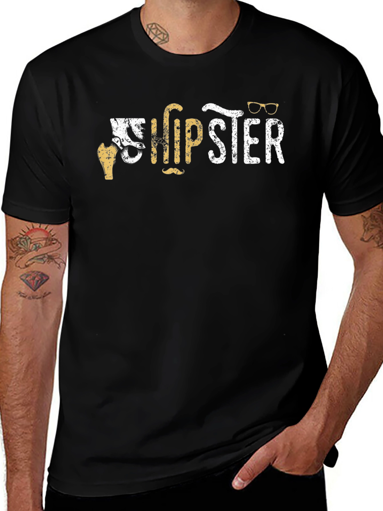 Hipster Graphic Tee - Quirky Beer Lover Design
