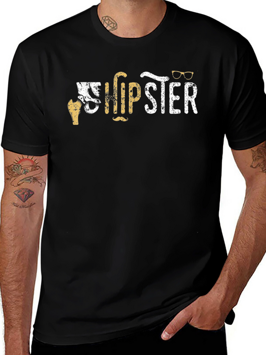 Hipster Graphic Tee - Quirky Beer Lover Design