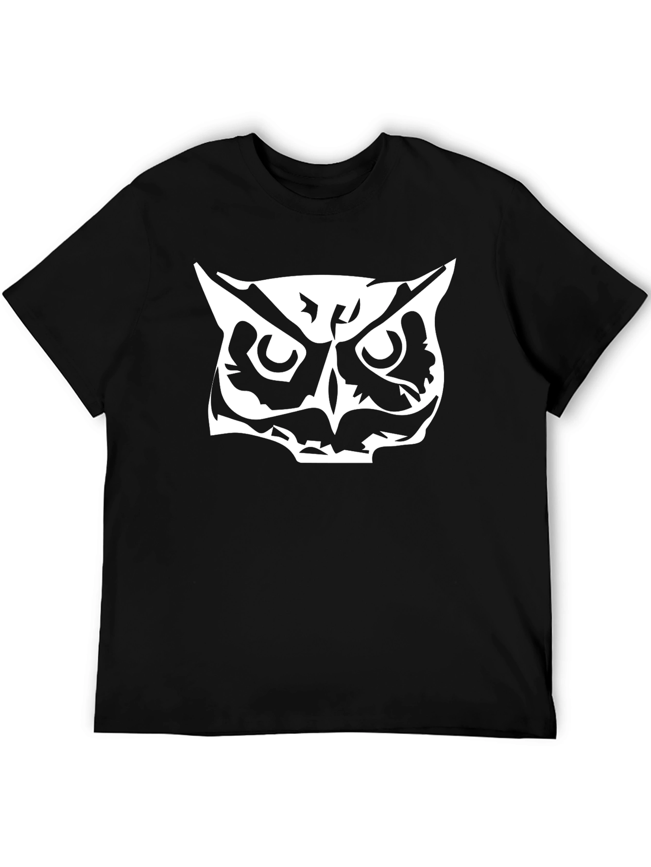 Owl Graphic Black T-Shirt - Mens Fashion Tee