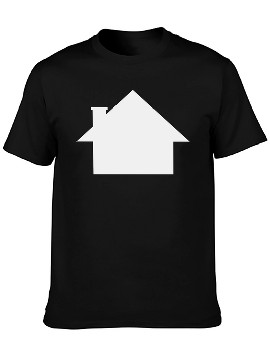 House Graphic T-Shirt - Black