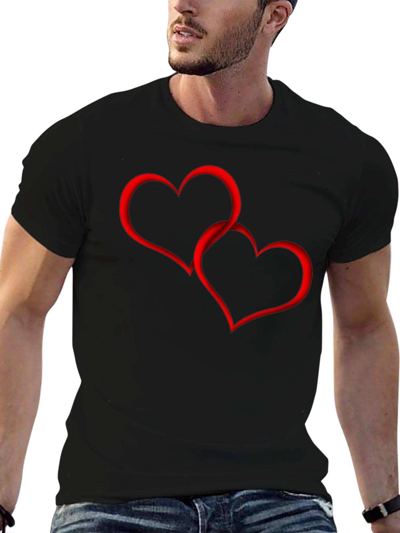 Love Heart T-Shirt - Stylish Valentines Day Gift