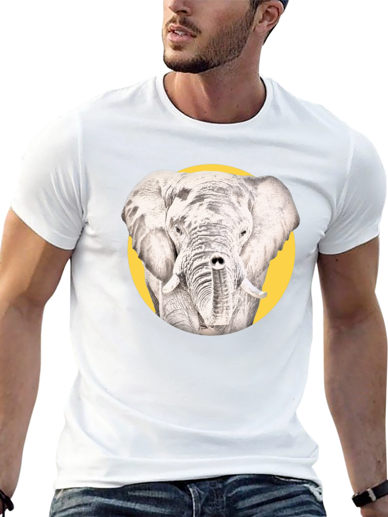 Elephant Graphic T-Shirt - Unique Design