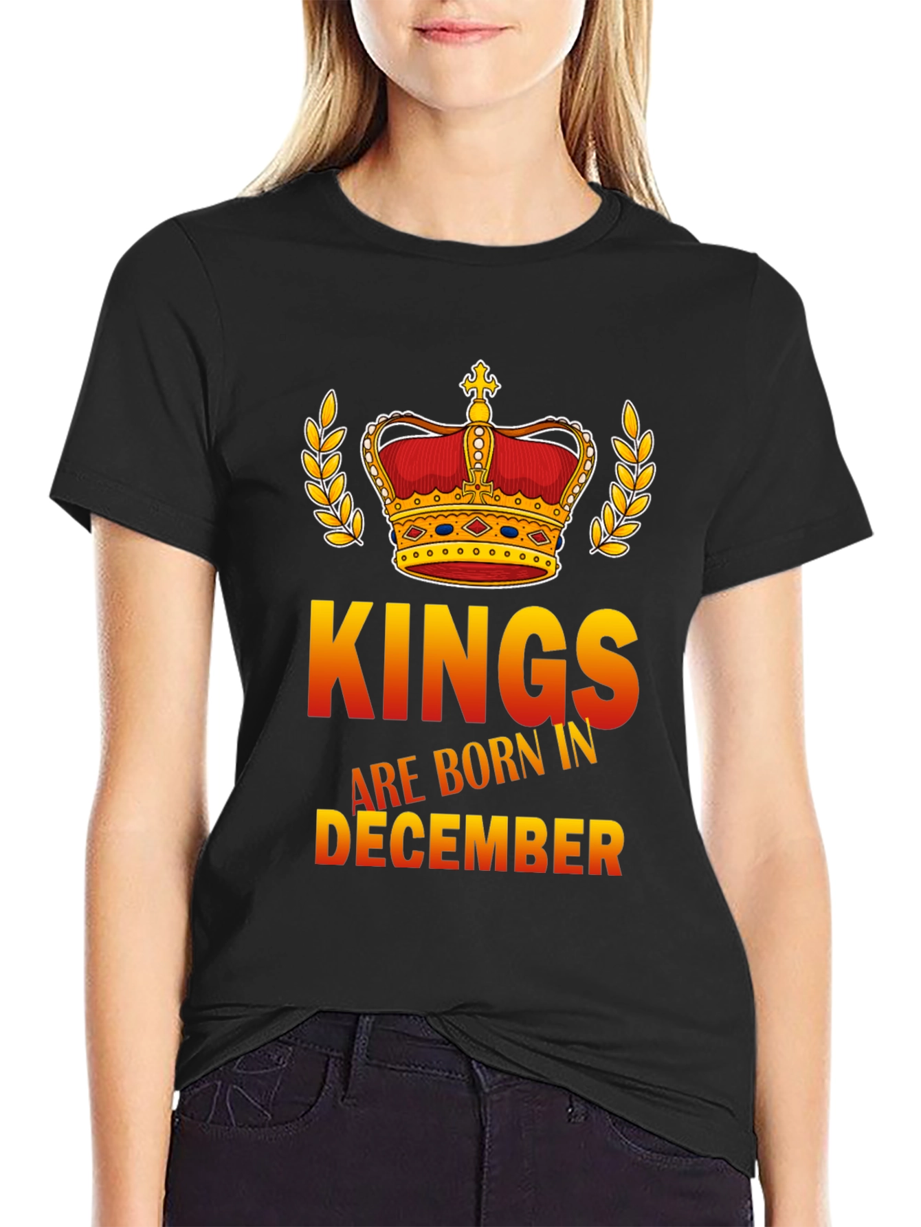 Kings are Born in December Graphic Tee