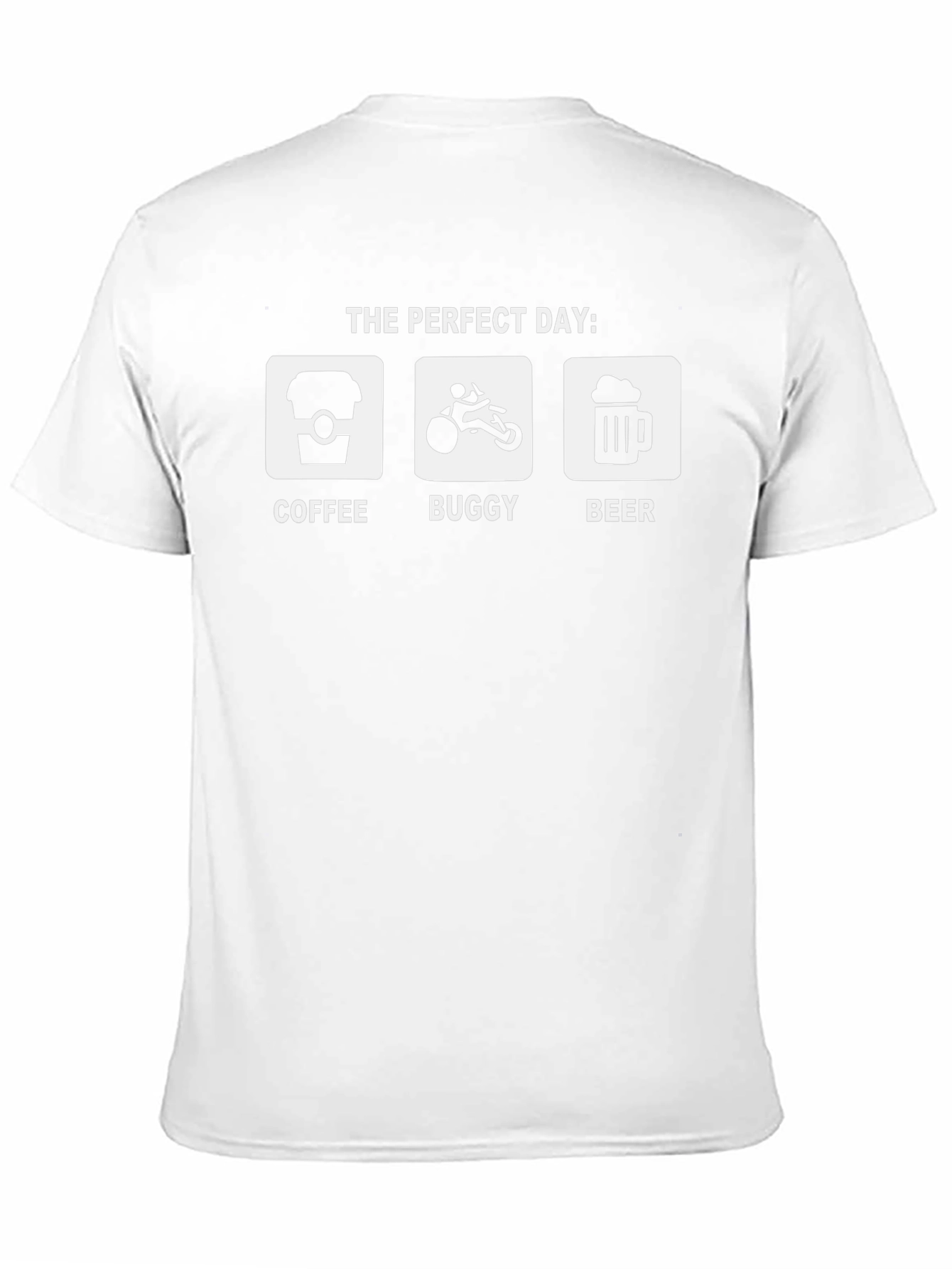 Perfect Day Coffee Buggy Beer Graphic Tee