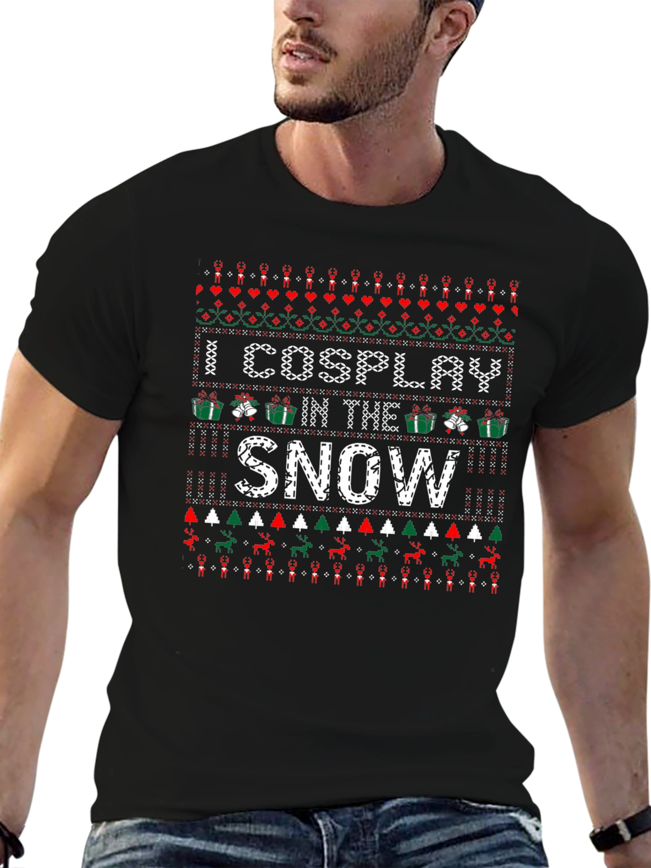 I Cosplay in the Snow Holiday T-Shirt