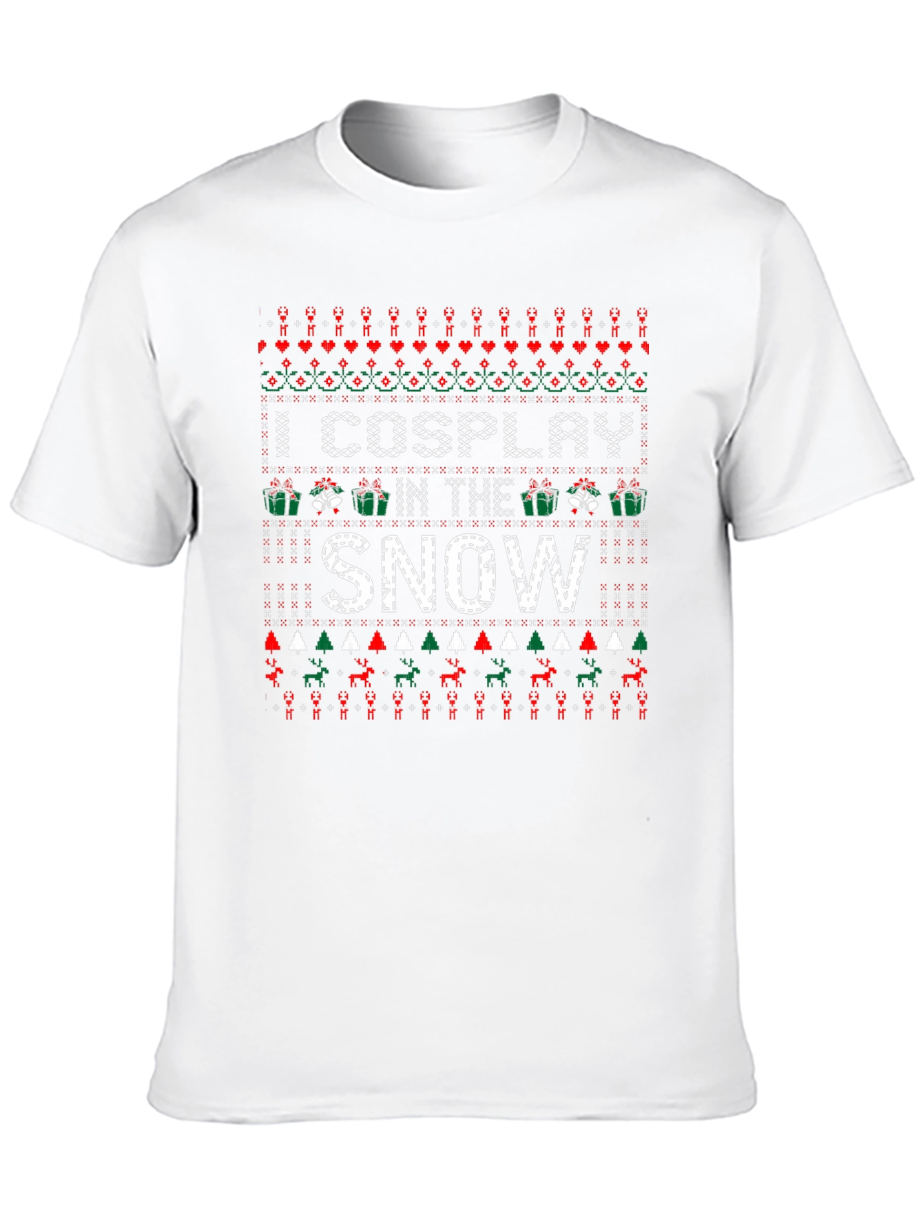 I Cosplay in the Snow Holiday T-Shirt