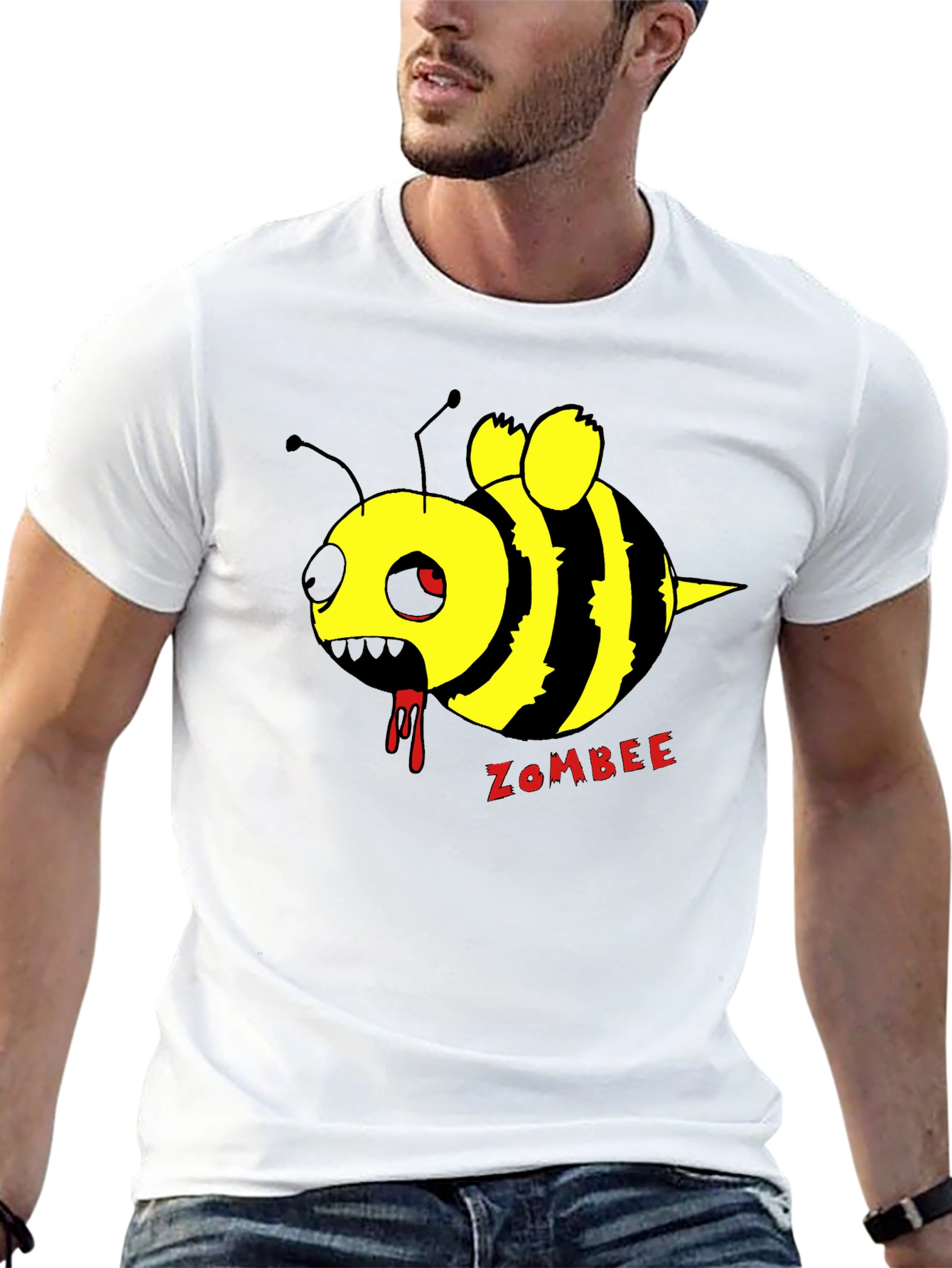 Zombee Graphic T-Shirt - Black Cotton Tee