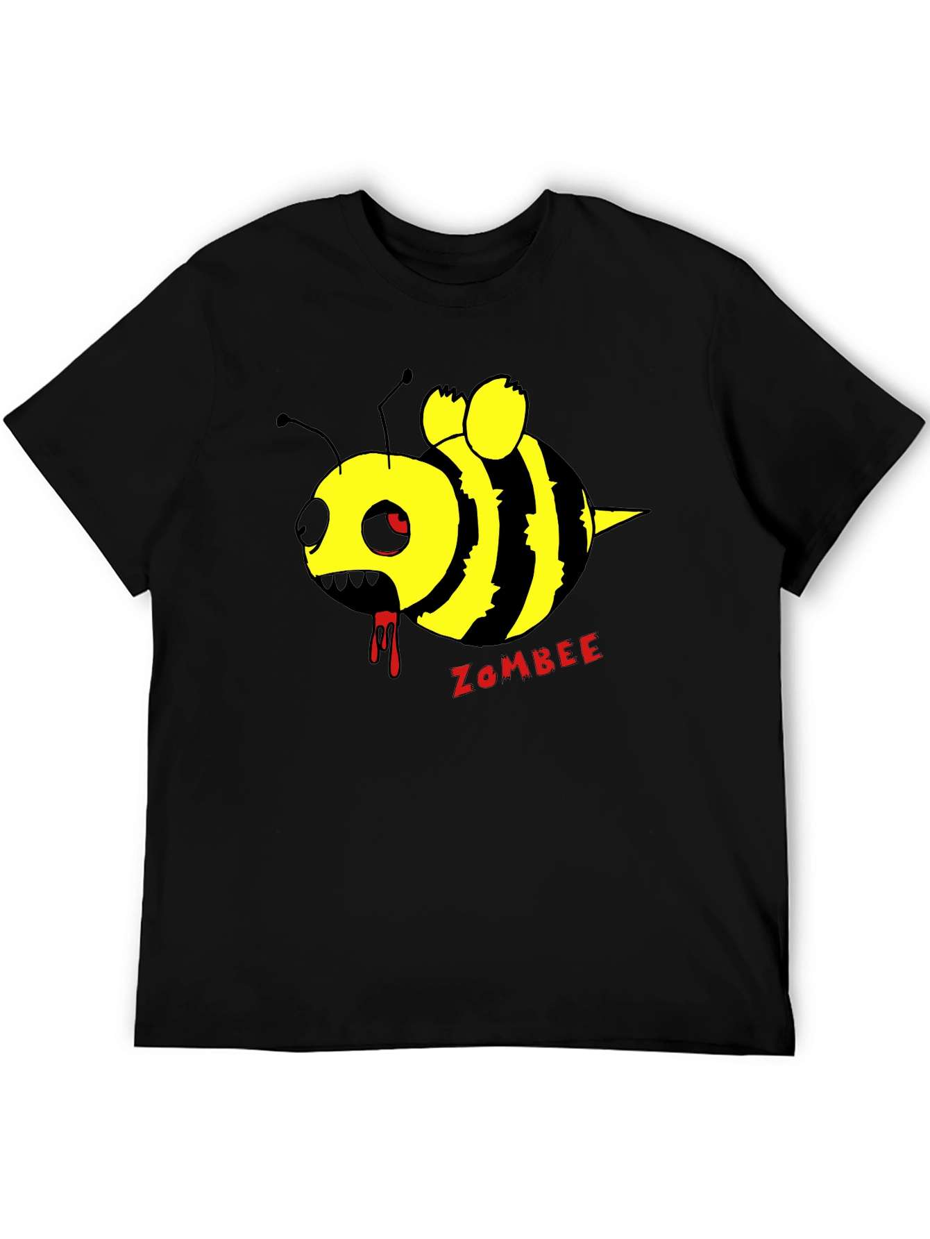 Zombee Graphic T-Shirt - Black Cotton Tee