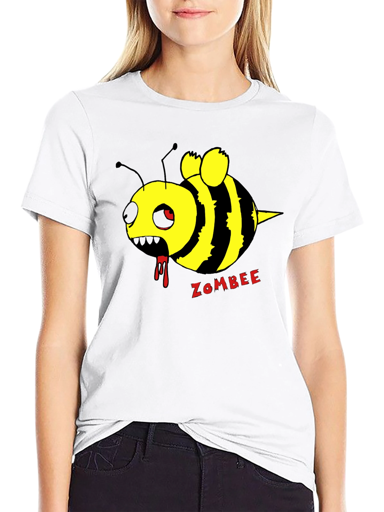Zombee Graphic T-Shirt - Black Cotton Tee