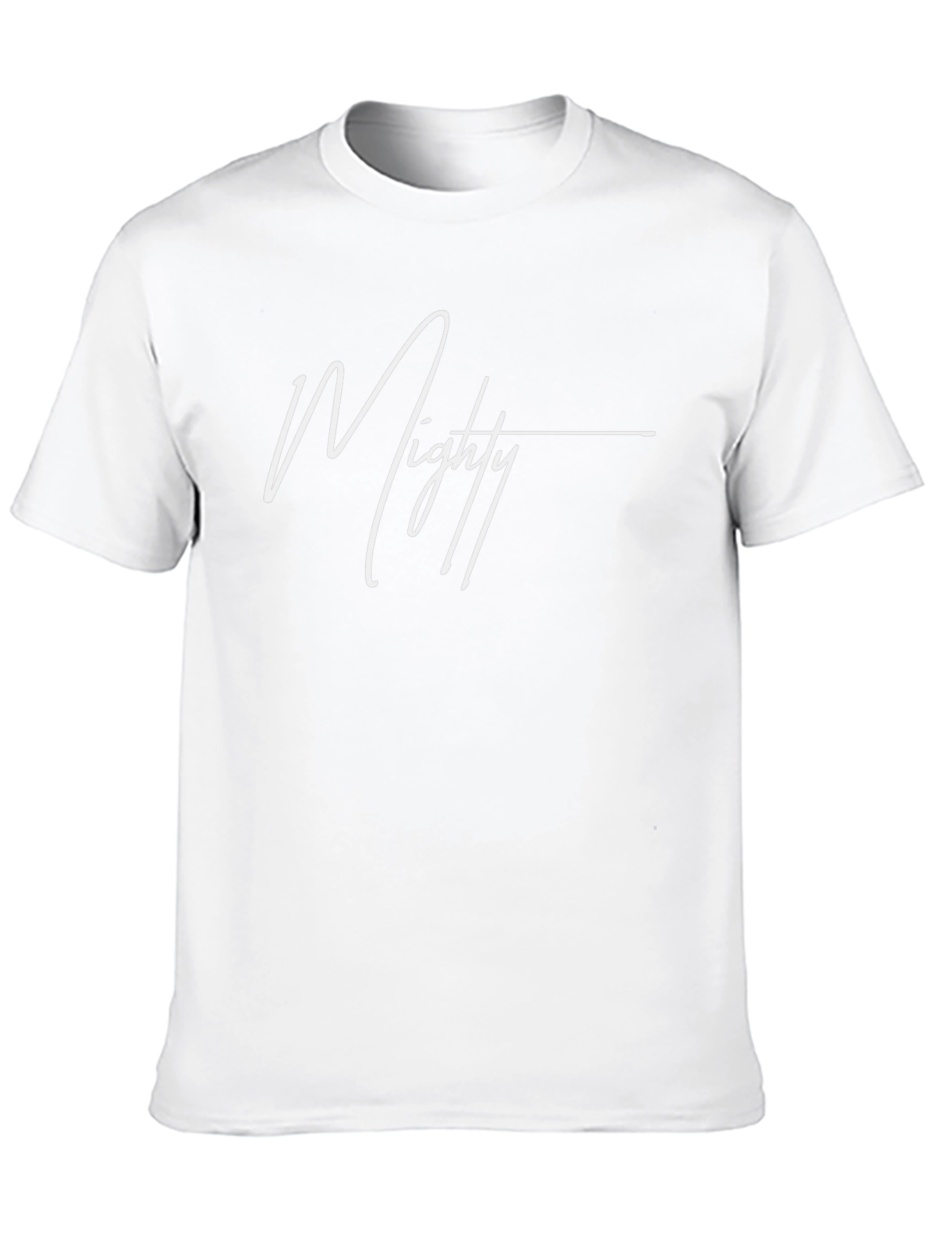 Mighty Script Black T-Shirt