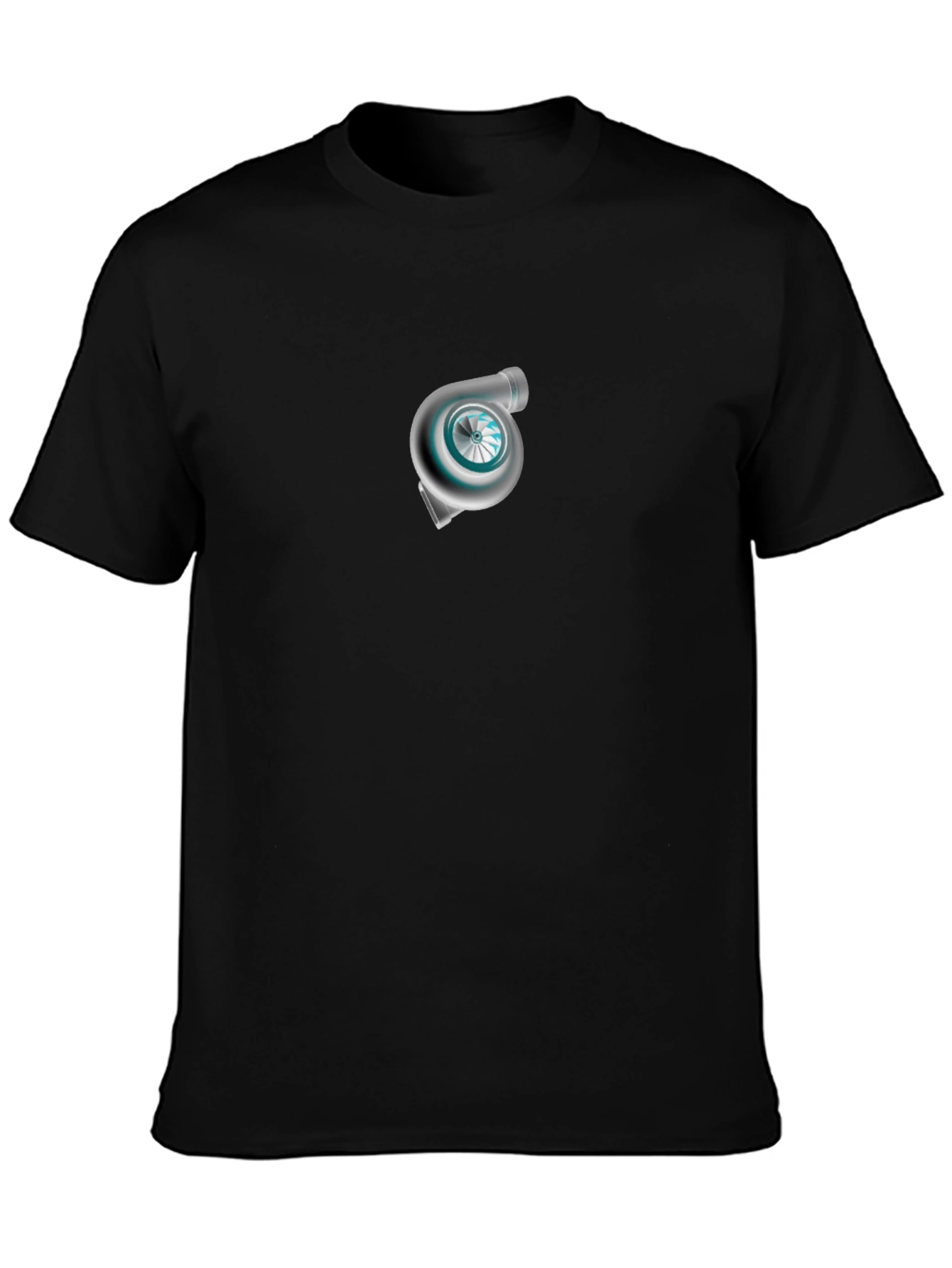 Turbo Graphic T-Shirt - Black Cotton Tee
