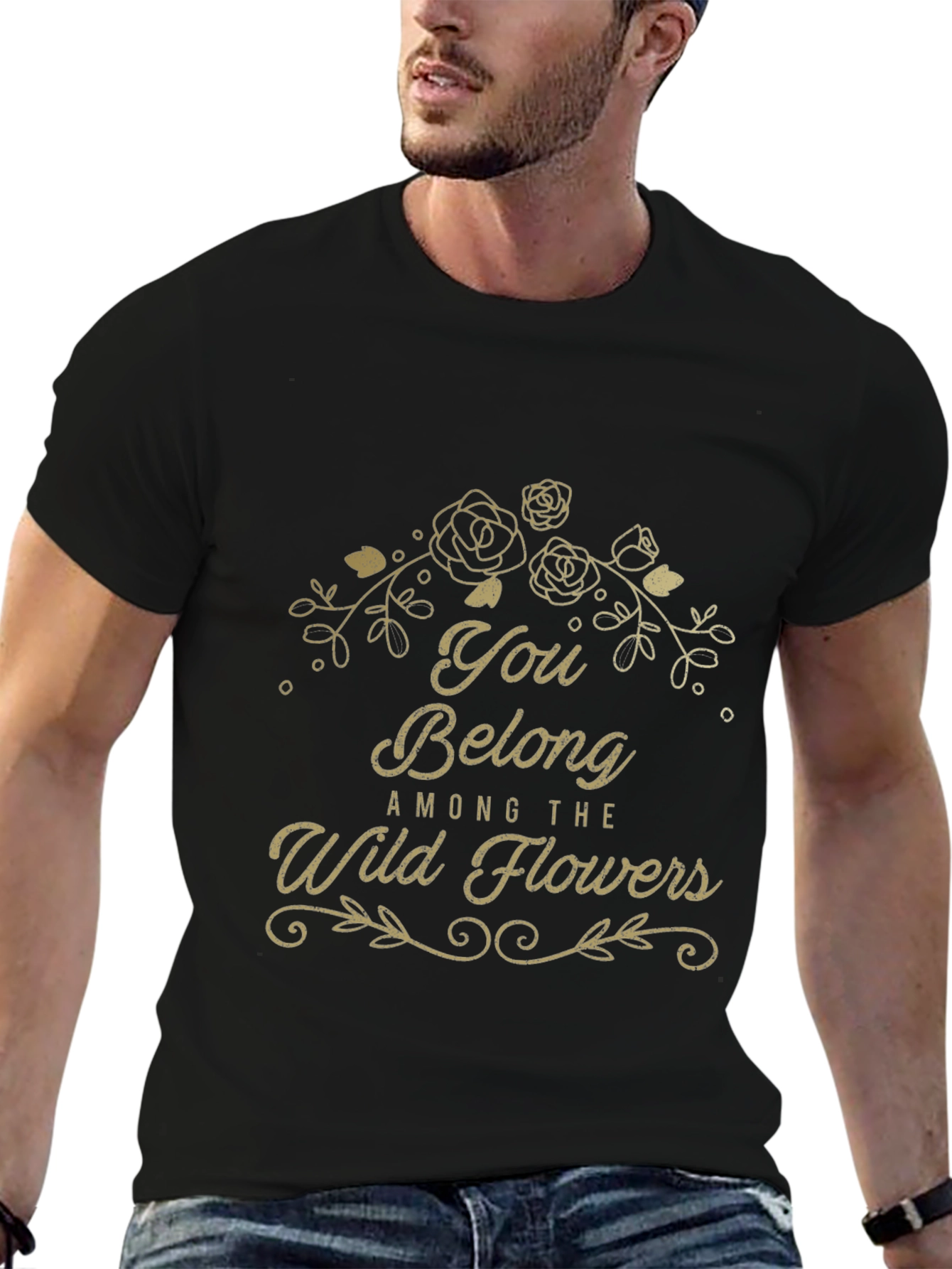 Wildflower Graphic Tee - Stylish Comfort Fit