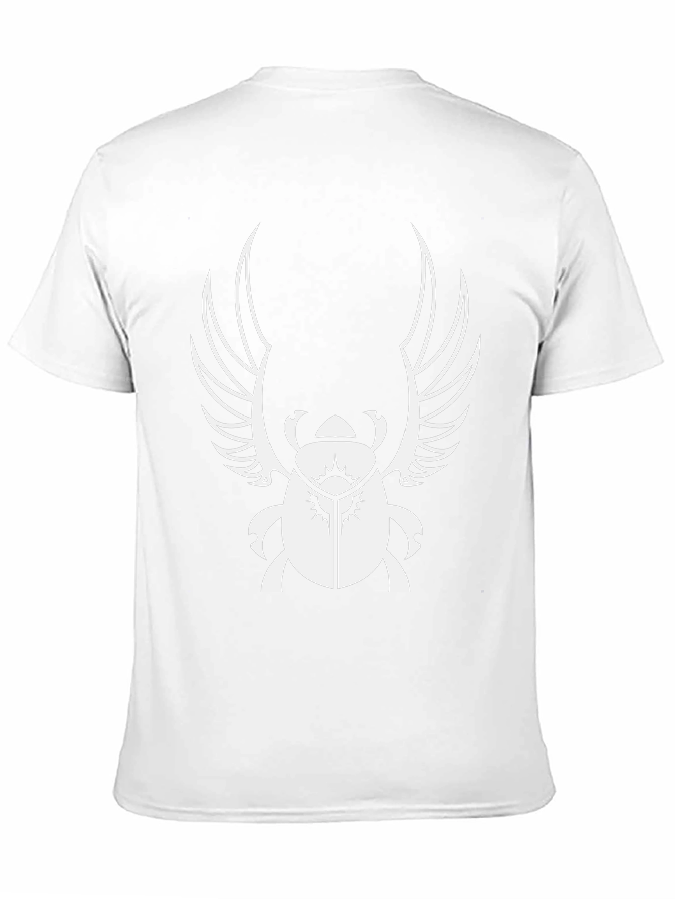Egyptian Scarab Beetle Wings Black T-Shirt