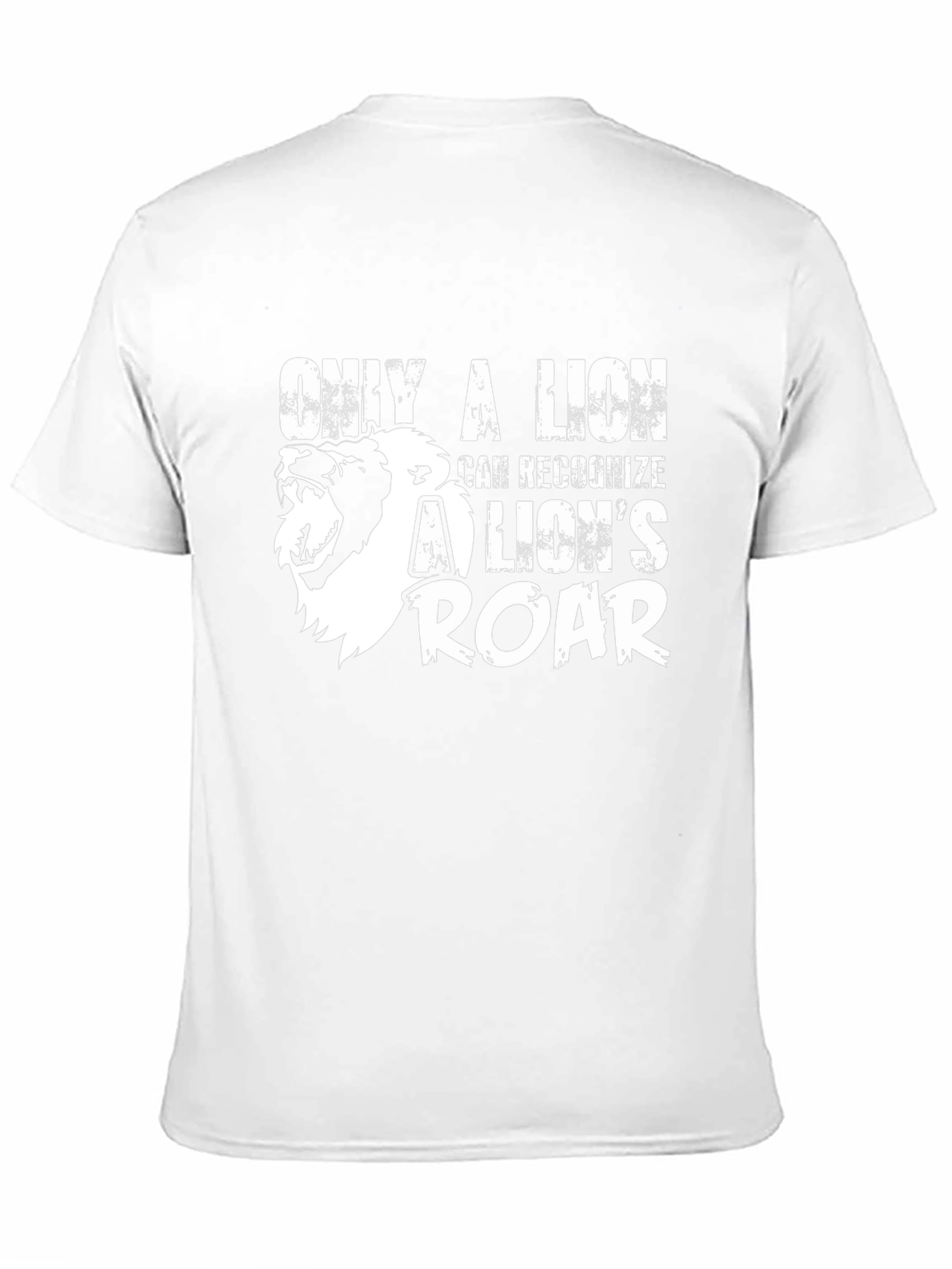 Lion Roar Graphic Tee - Black Animal T-Shirt