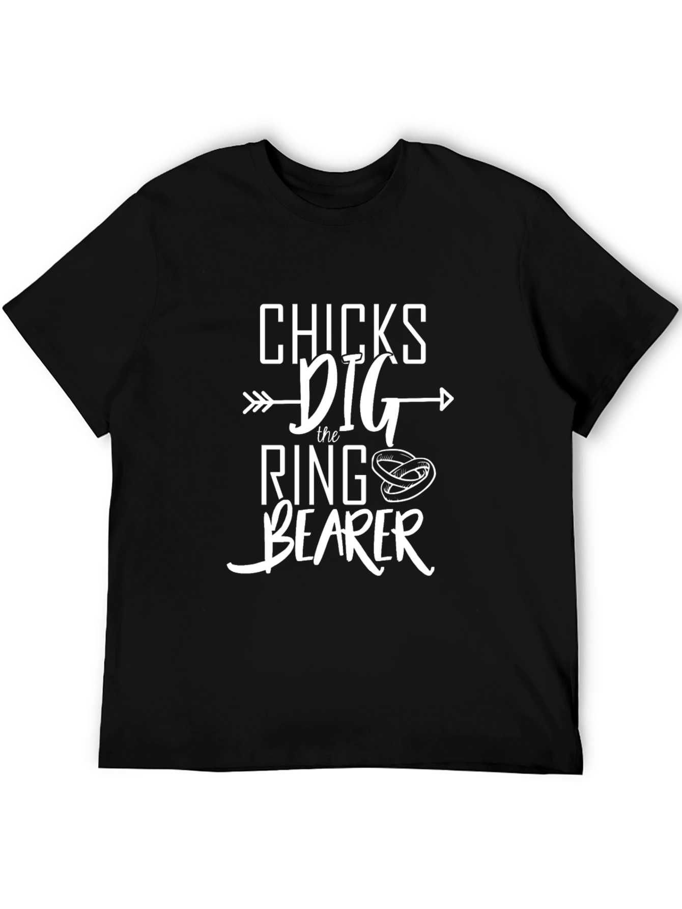 Chicks Dig The Ring Bearer Graphic T-Shirt